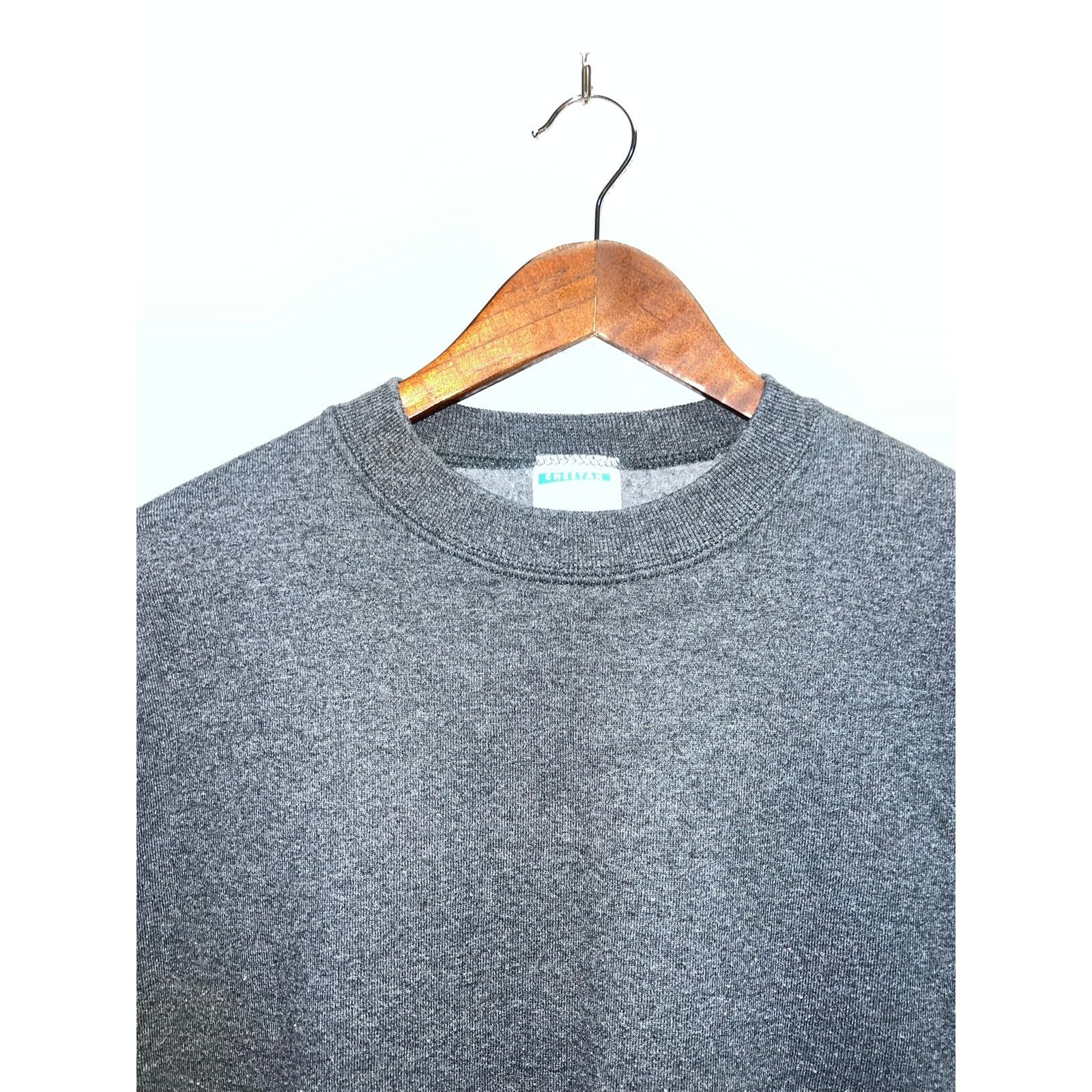 Vintage Vintage Gray Blank Sweatshirt Crewneck Cheetah VTG 90s M Size US M / EU 48-50 / 2 - 2 Thumbnail