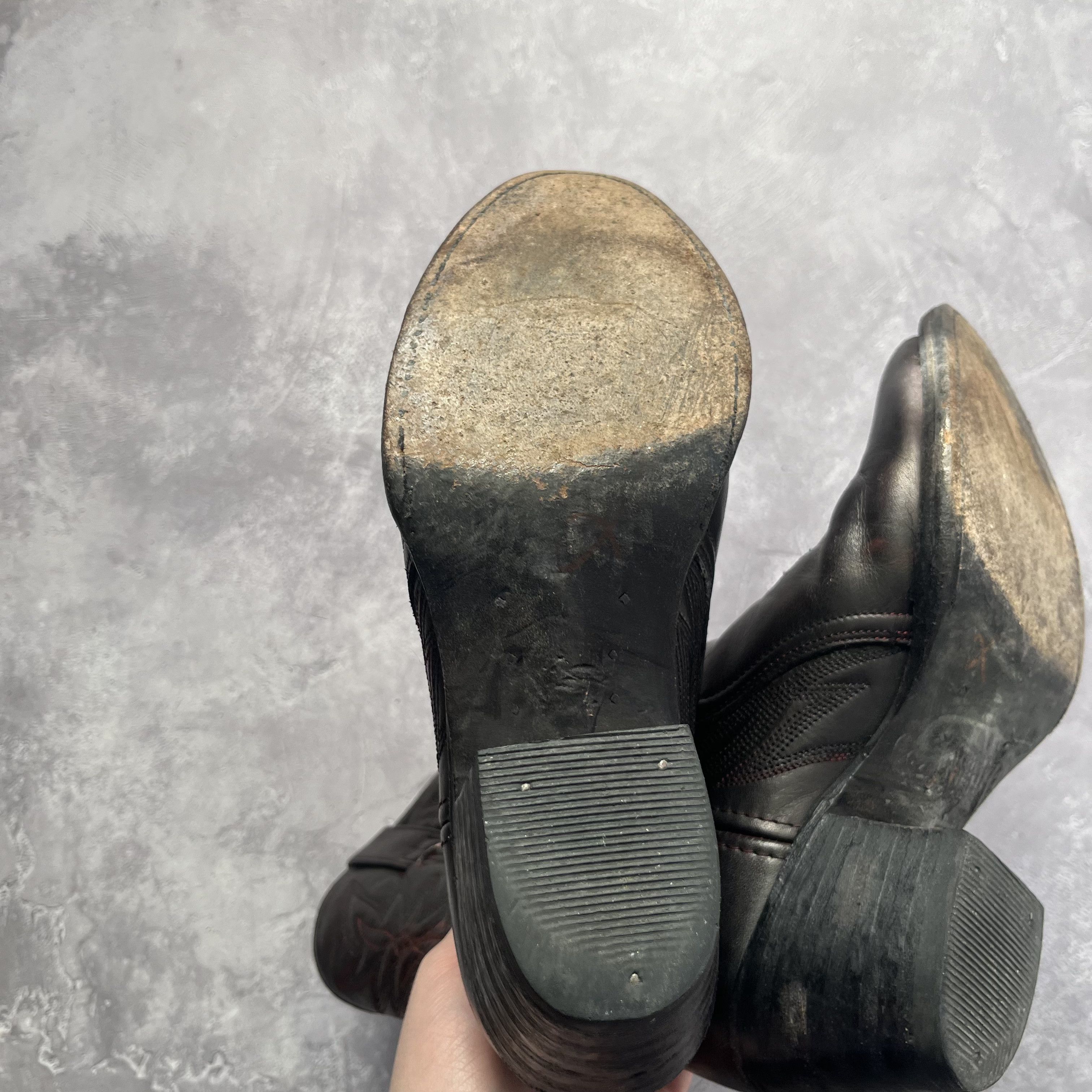 Sendra Sendra 2138 Black Leather Cowboy Boots Size US 7 Uk 5 EU 38 Size US 8 / IT 38 - 6 Thumbnail