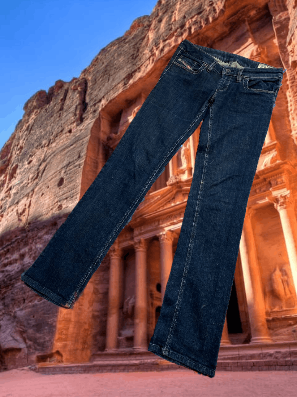 Diesel vintage jeans pants Y2K Diesel LOWKY STRETCH Size US 27 - 1 Thumbnail