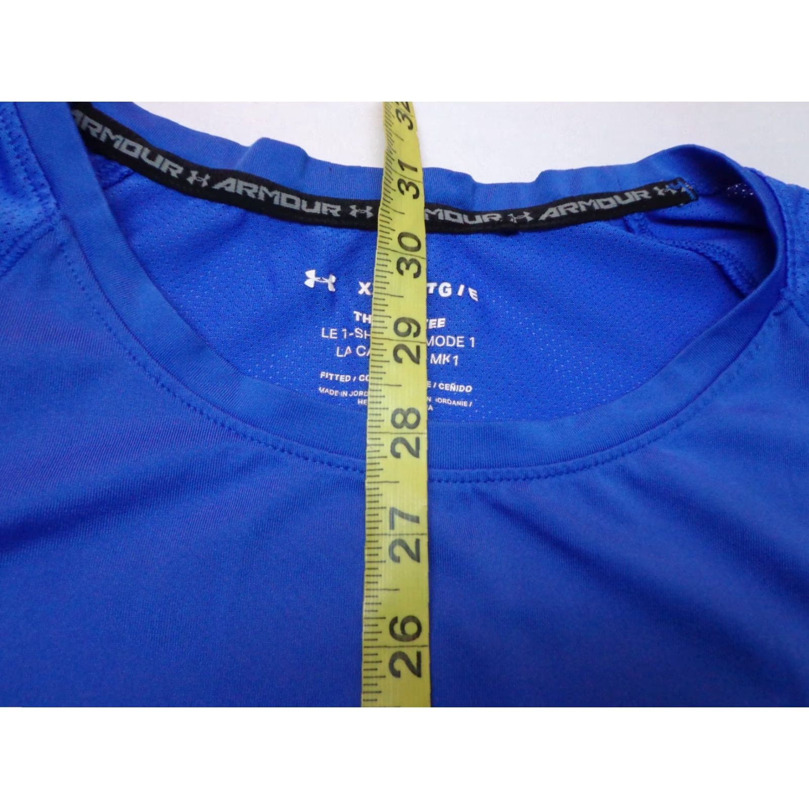 Under Armour Under Armour The Tech Tee T-Shirt Mens 2XL Royal Blue Heat Gear MSK1 Logo Easy Care Short Sleeve Crew Neck Shirt Edges: N/A Size US XXL / EU 58 / 5 - 6 Thumbnail