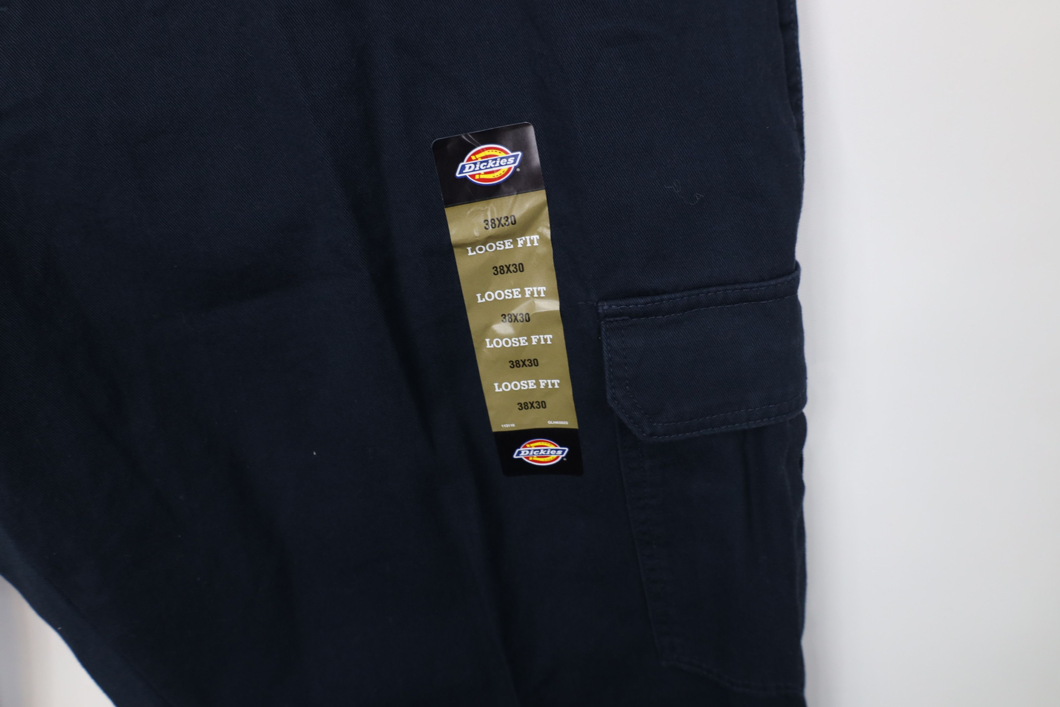 Dickies Deadstock Y2K Dickies Wide Leg Cargo Pants Navy Blue Cotton Size US 38 / EU 54 - 5 Thumbnail