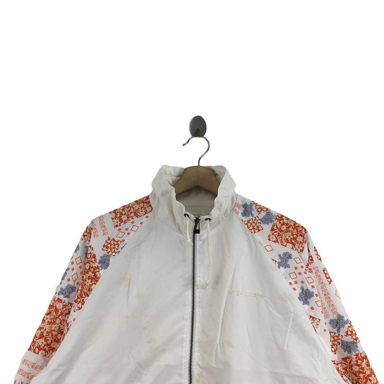 Sergio Tacchini SERGIO TACCHINI Floral Paisley Tennis Jacket Windbreaker Size L / US 10 / IT 46 - 3 Thumbnail