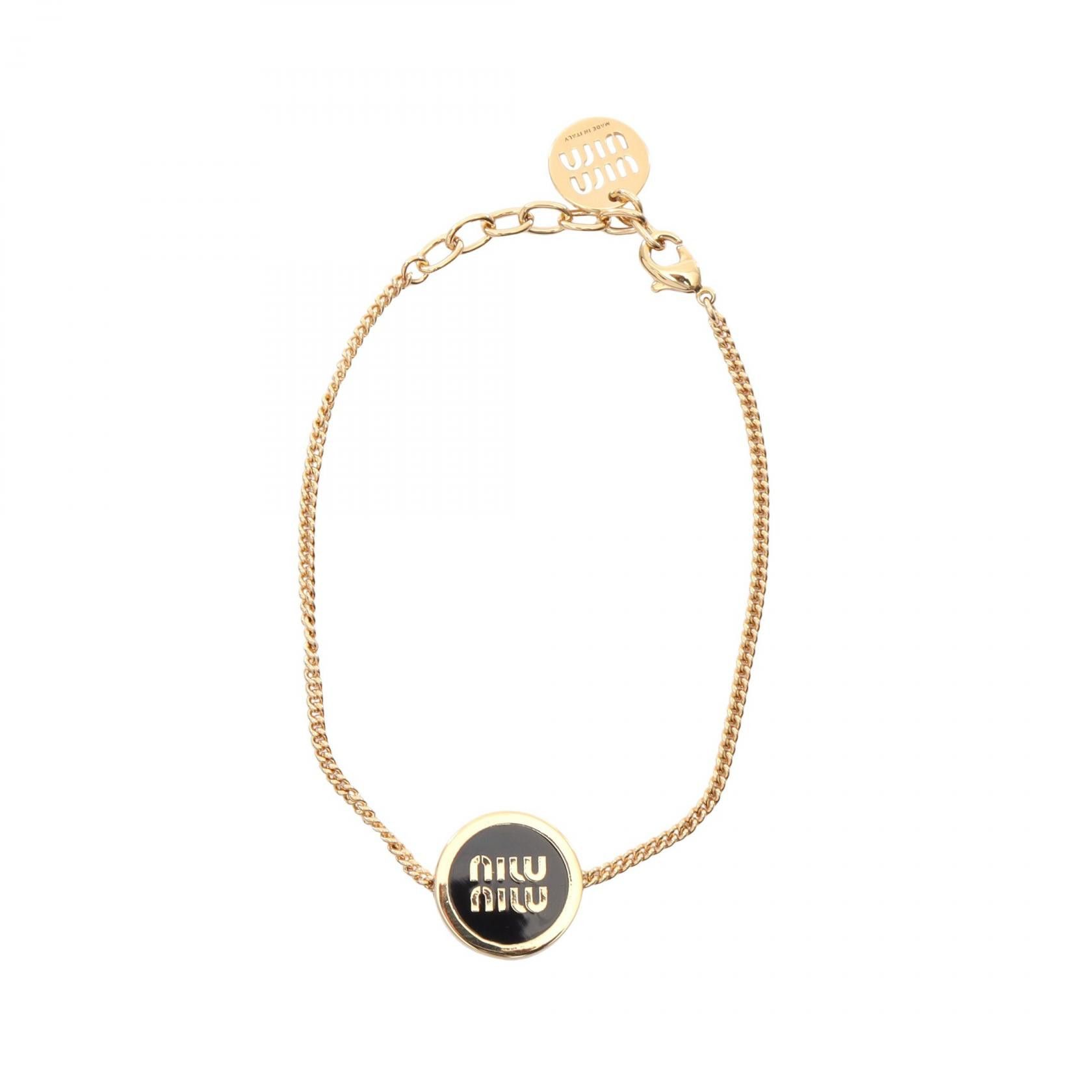 Miu Miu Miu Miu Miu Miu Bracelet Metal Bracelet 5IB6322F6TF0002 DUTY FREE for USA Size ONE SIZE - 1 Thumbnail