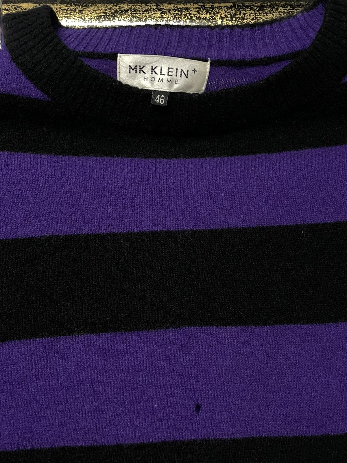 Japanese Brand Vintage 1990s Designer Michel Klein Distressed Longsleeve Size US S / EU 44-46 / 1 - 9 Thumbnail