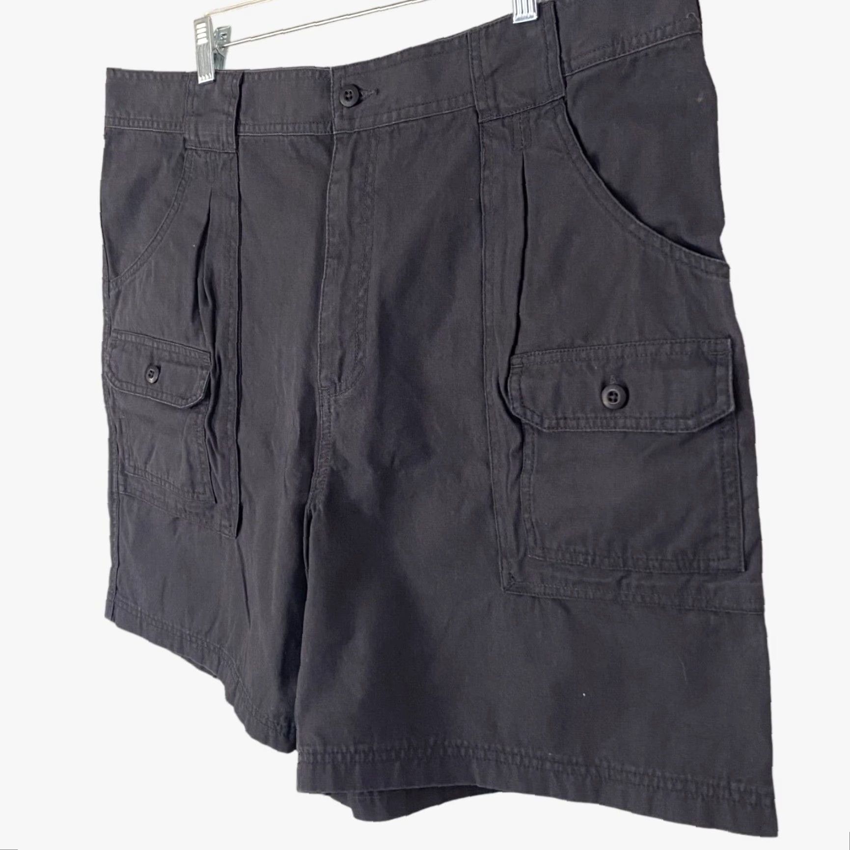 Vintage Cabela's Shorts Cargo Canvas Gray Hiking Outdoors Utility Pockets Men's Size 40 Size US 40 / EU 56 - 2 Thumbnail