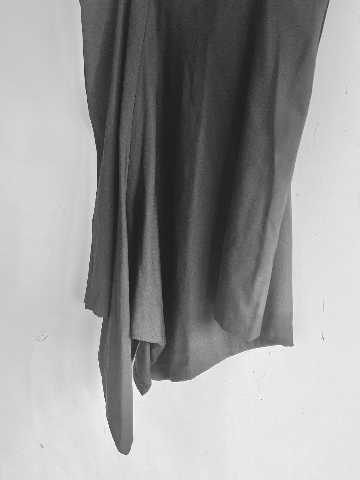 Yohji Yamamoto Yohji Yamamoto Femme - W/GABARDINE DRAWSTRING SKIRT Size 40" / US 18 - 6 Thumbnail