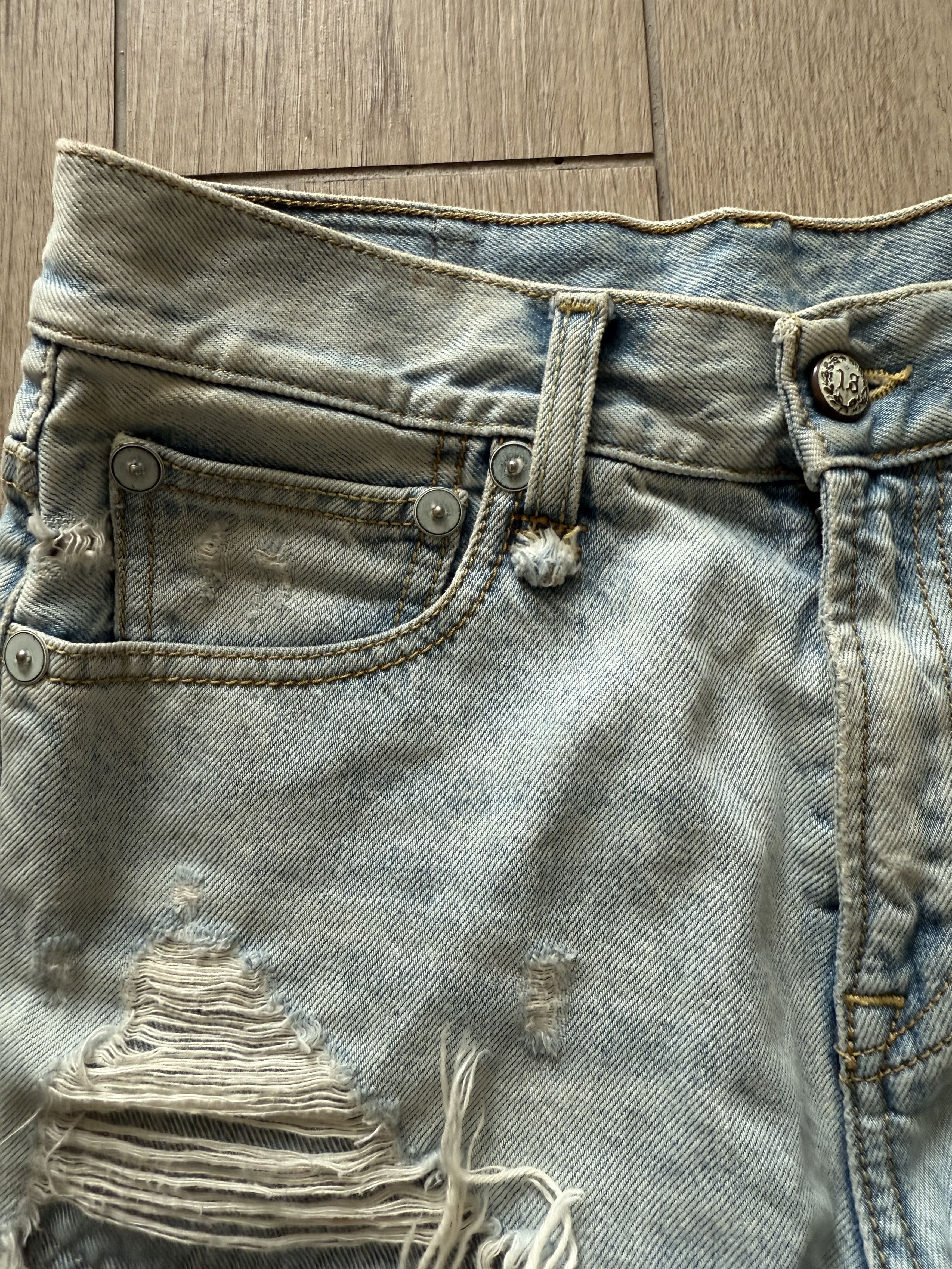 R13 jean short Size 26" / US 2 / IT 38 - 2 Thumbnail