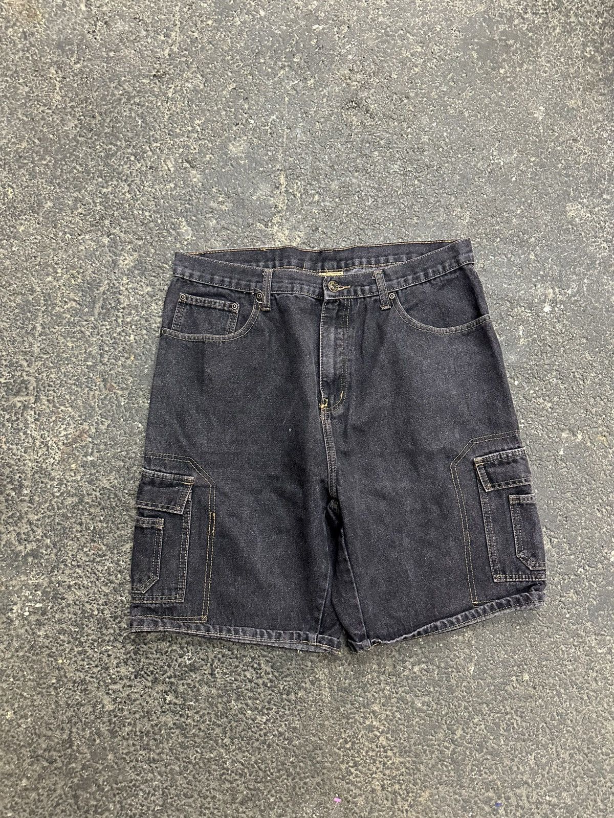 Japanese Brand × Vintage Y2K cargo baggy jorts Size US 36 / EU 52 - 4 Thumbnail