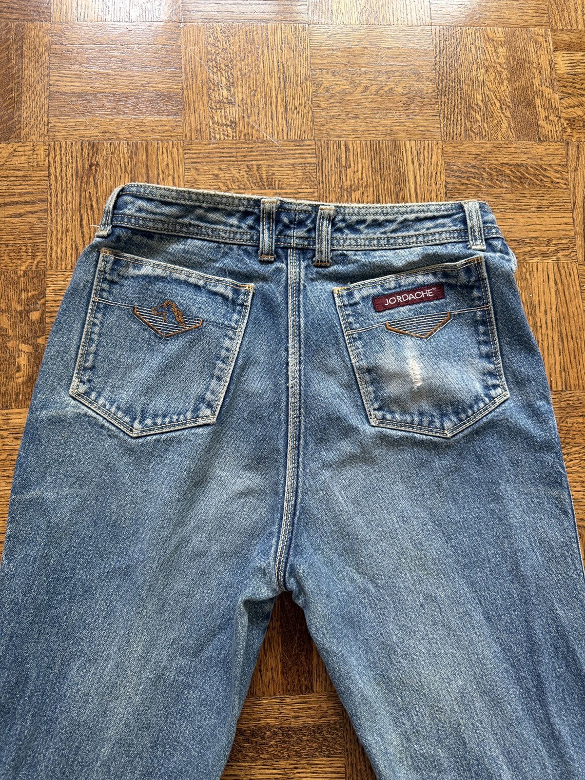 Vintage Vintage 80s Jordache Faded Denim Jeans Size US 28 / EU 44 - 7 Thumbnail