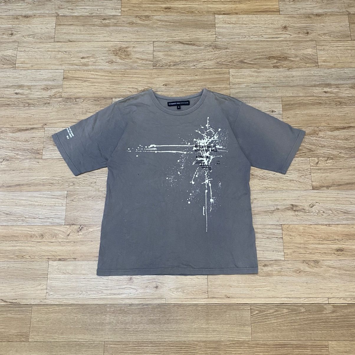 BERNINGS SHO 2000s Burnings Sho Inveted By Intoxication Faded Tee Size US M / EU 48-50 / 2 - 2 Thumbnail