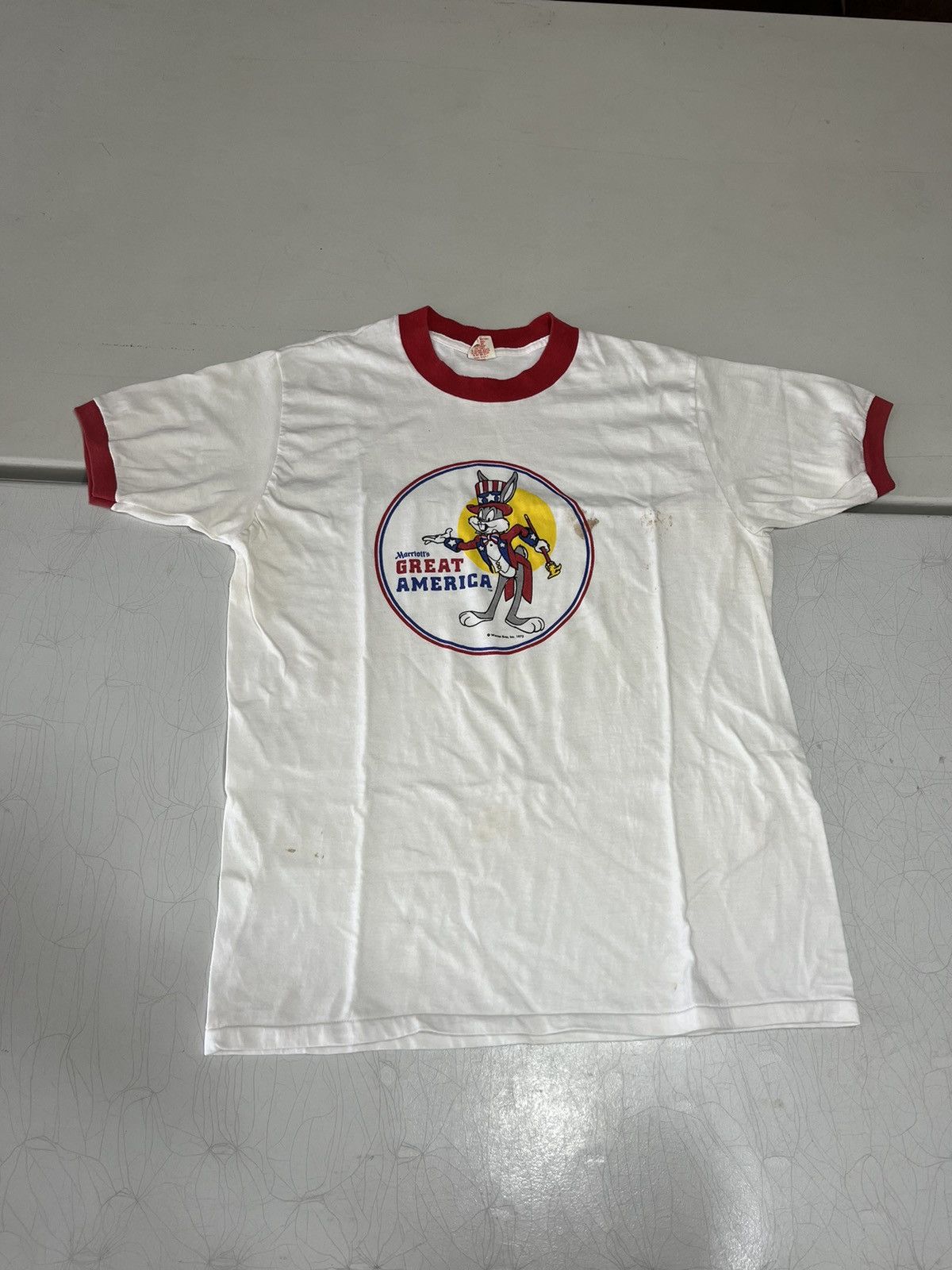 Vintage vintage 70s great America looney tunes shirt Size US XL / EU 56 / 4 - 1 Thumbnail