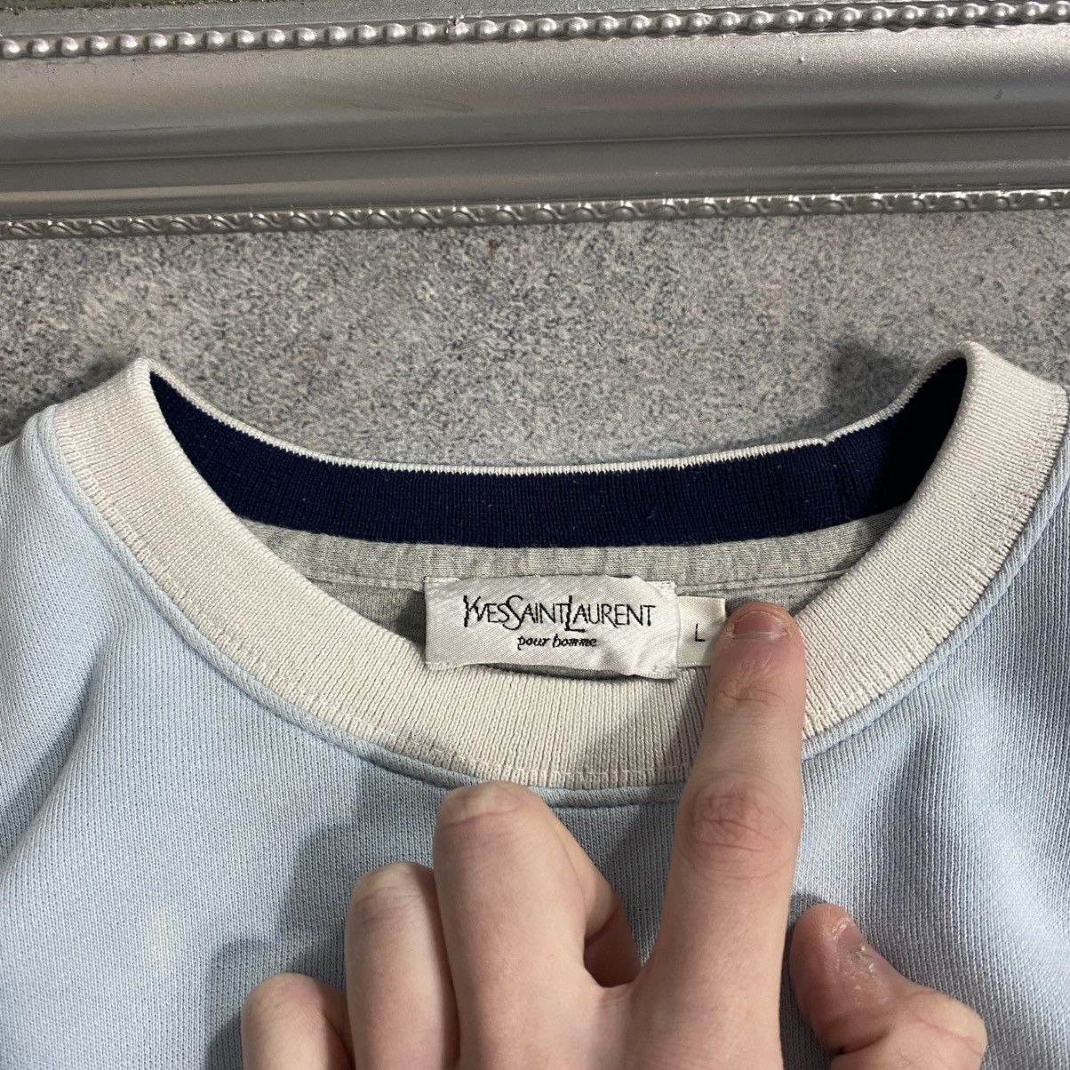 Yves Saint Laurent Vintage 90s YSL Sweatshirt Rare Size US L / EU 52-54 / 3 - 4 Thumbnail