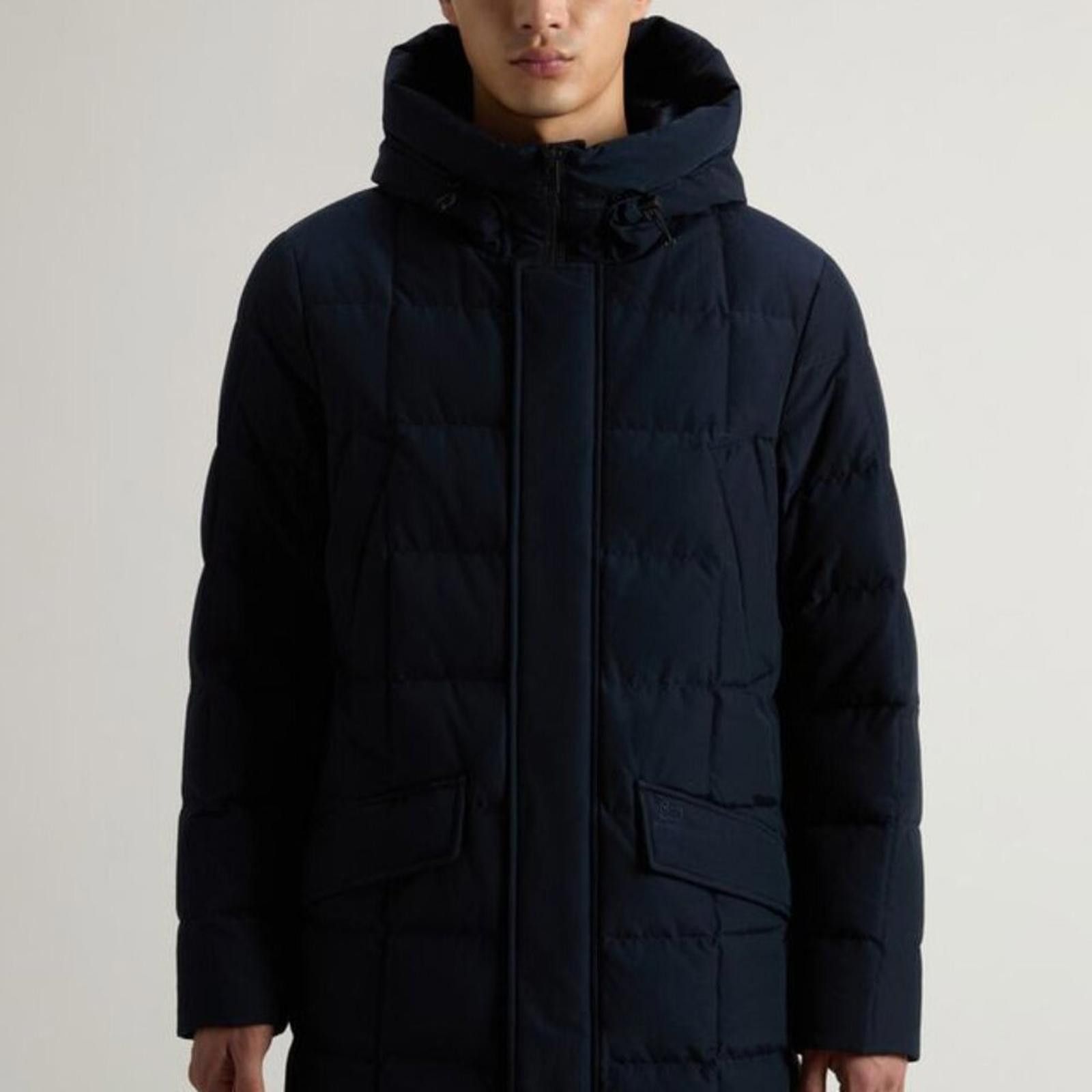 Woolrich Woolen Mills Blizzard Parka in Ramar Cloth - Men - Blue Size US S / EU 44-46 / 1 - 7 Thumbnail