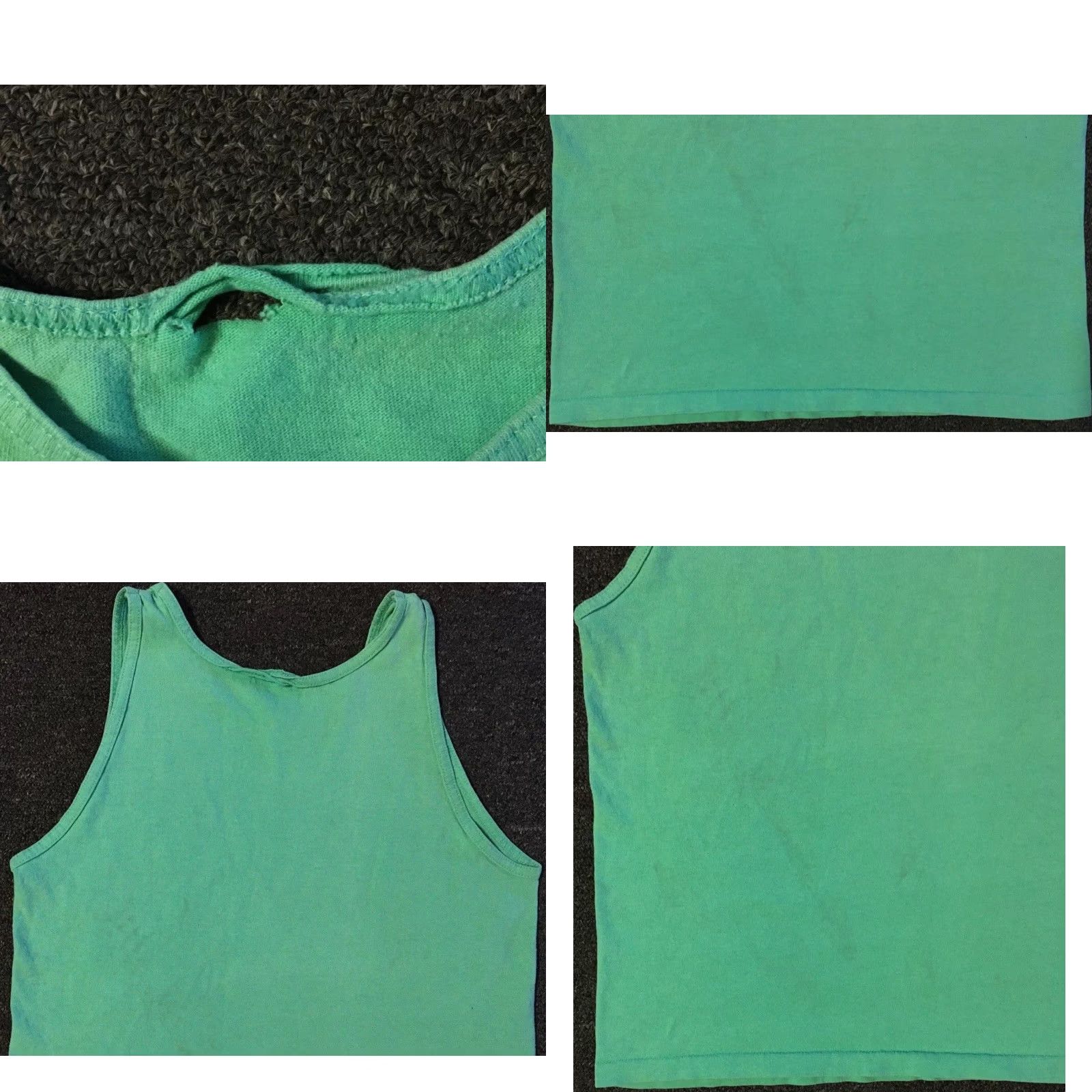 Quiksilver VINTAGE Surf No Rules Faded Tank Top XS Funny Grunge Vaporwave Quiksilver OP 90s Shirt Men XS Green Ocean Beach Wave Graphic Tee Size US XS / EU 42 / 0 - 8 Thumbnail