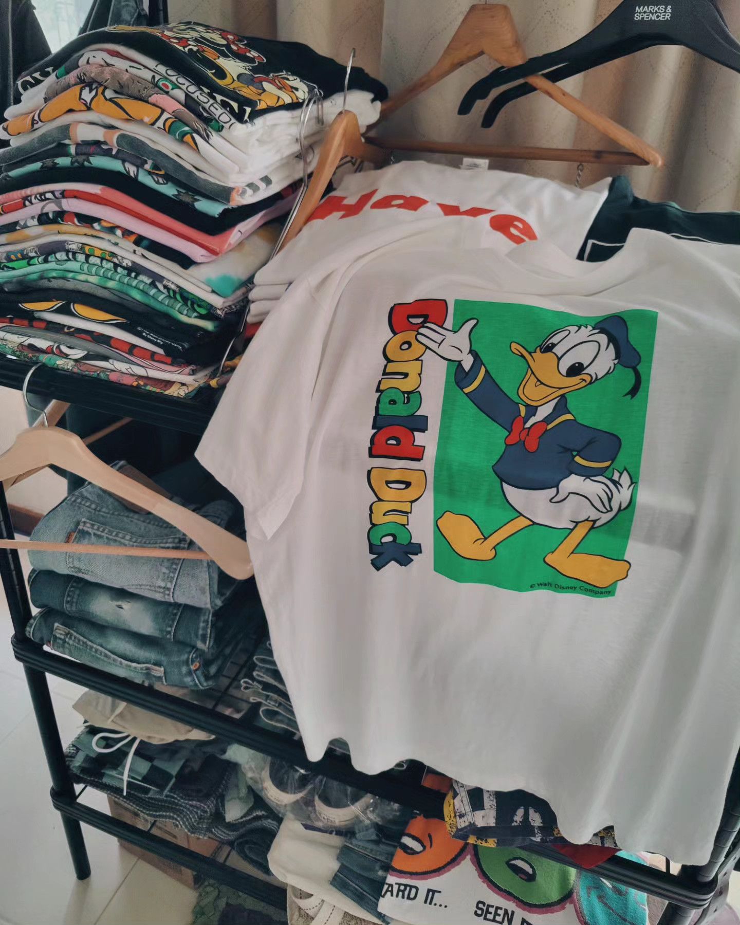 Disney × Vintage vintage 90s - Donald Duck Size US L / EU 52-54 / 3 - 1 Thumbnail