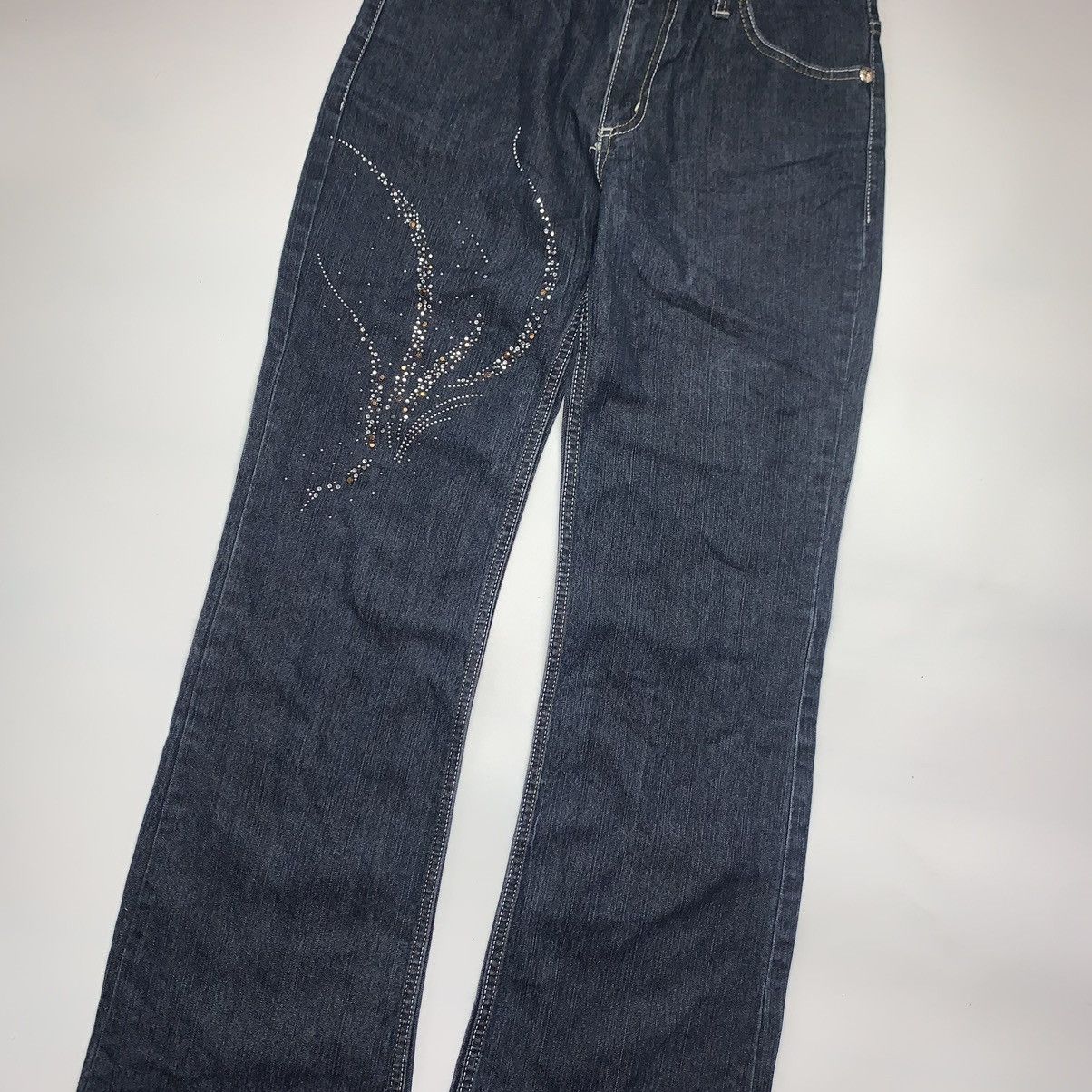 Other Armani Wash Flared Jeans Bootcut Denim rhinestones Size 28" / US 6 / IT 42 - 4 Thumbnail
