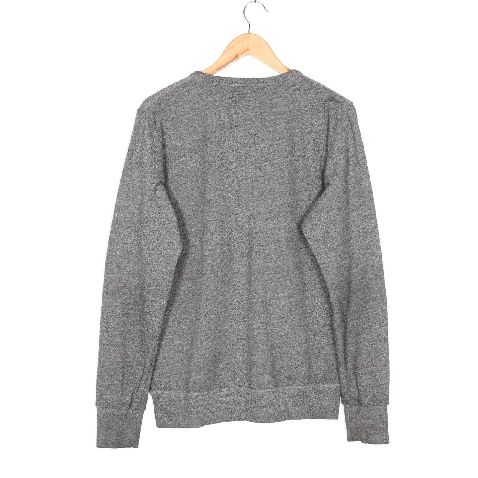 Superdry SUPERDRY Crew Neck Pullover Sweatshirt Men XL Grey VR2723 Size US XL / EU 56 / 4 - 2 Thumbnail