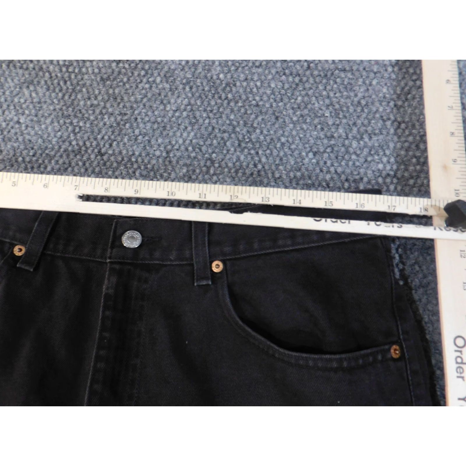 Levi's Levi's Jeans 36x32 Black 550 Relaxed Fit Denim Straight Men Regular 550 Series Retro Size US 36 / EU 52 - 7 Thumbnail