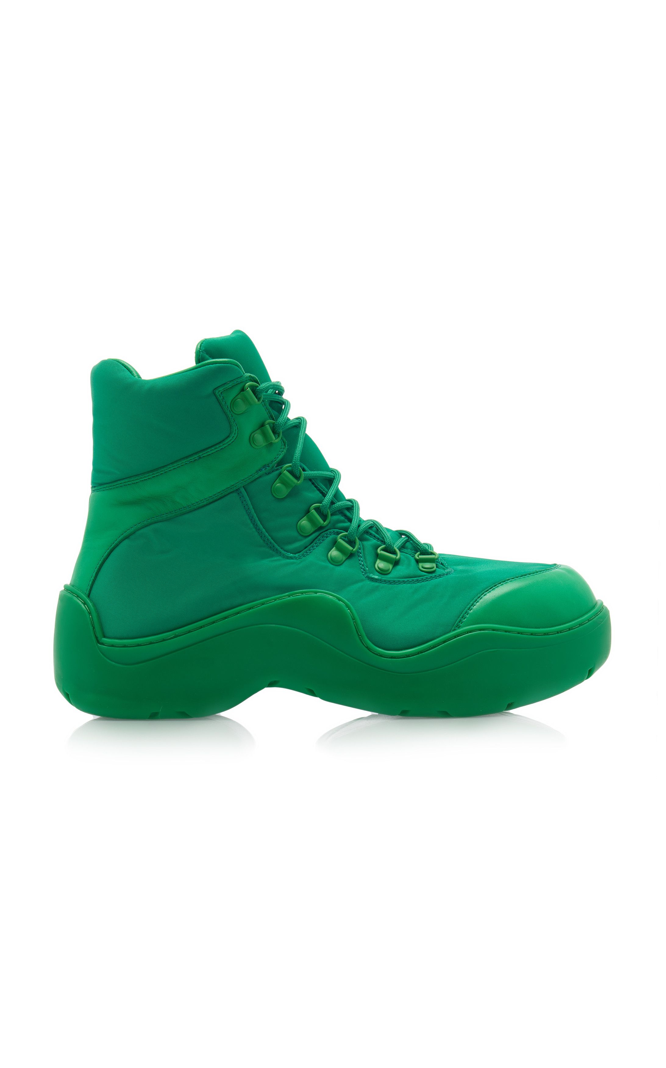 Bottega Veneta Bottega Veneta Puddle Bomber Boots in Green Size US 13 / EU 46 - 1 Thumbnail
