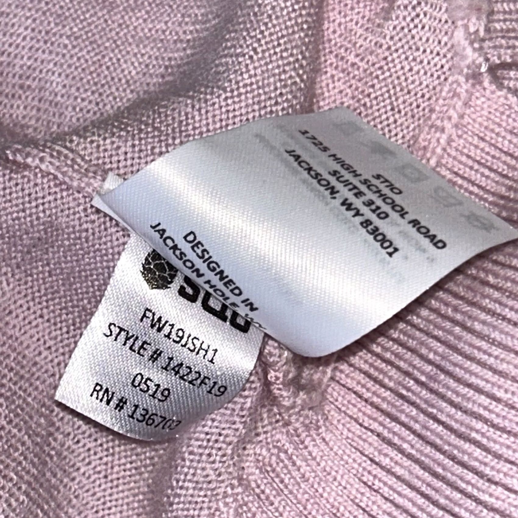 Pinko Stio Merino Wool Turtleneck Sweater Pink Long Sleeve Women’s XS Pullover Casual Outdoor Bohemian Classic Size XS / US 0-2 / IT 36-38 - 7 Thumbnail