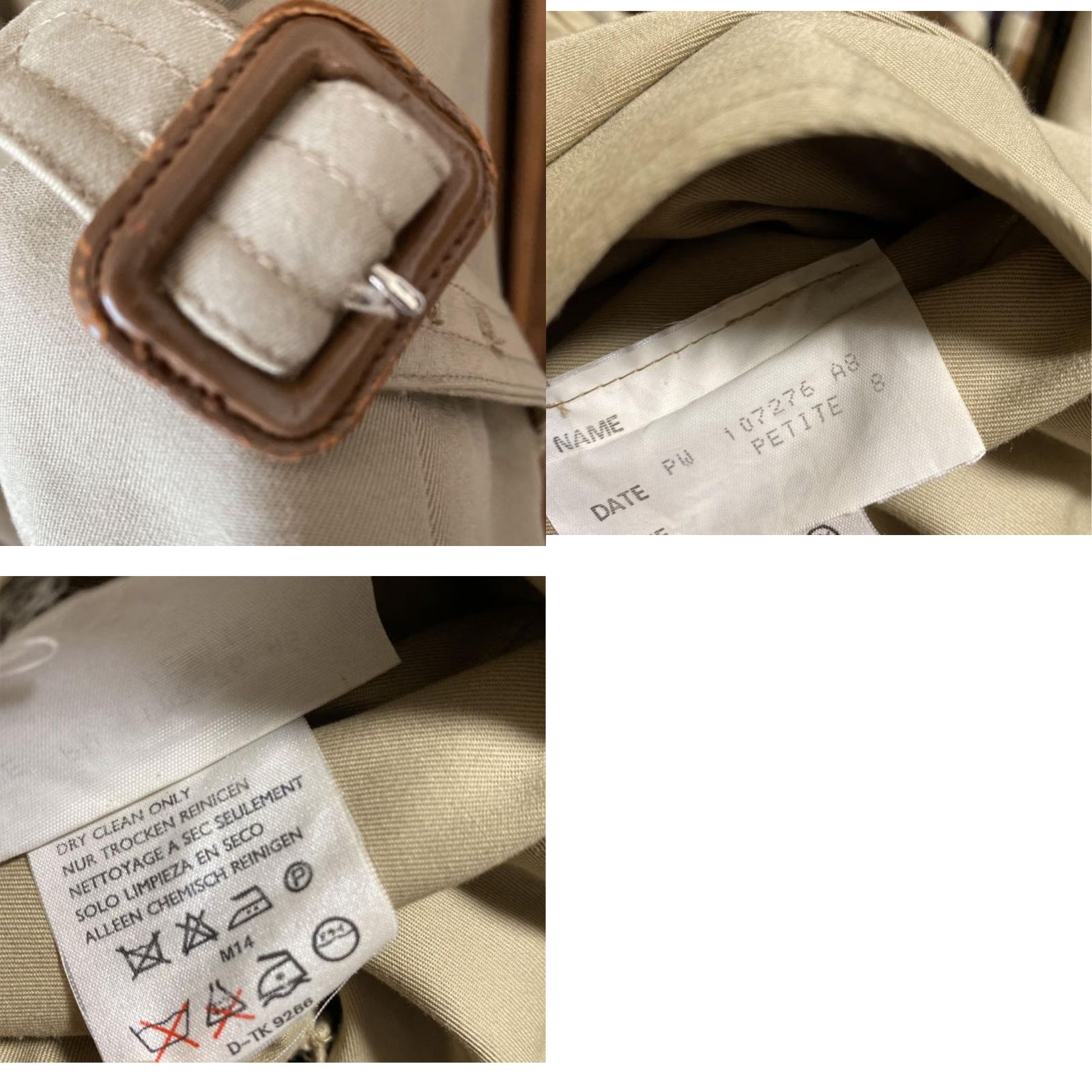 Aquascutum Aquascutum Trench Coat Mens M Khaki Long Belted D-ring epaulet Coat Size US M / EU 48-50 / 2 - 8 Thumbnail