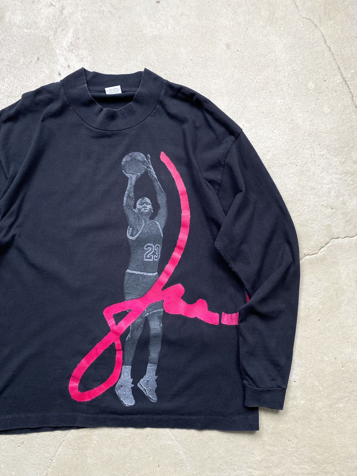 Jordan Brand 💥Rare! 80’s Vintage Nike Michael Jordan Longsleeve Tee Size US L / EU 52-54 / 3 - 3 Thumbnail
