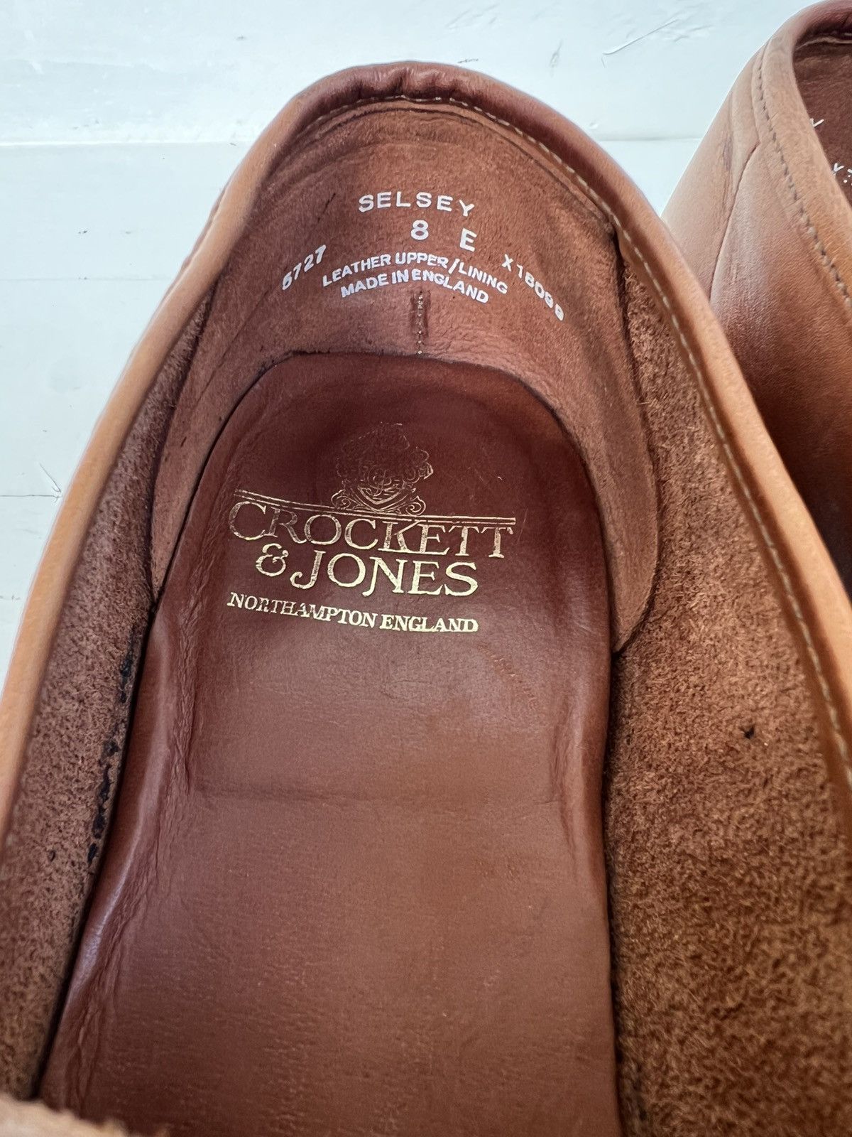 Crockett & Jones Crockett & Jones SELSEY Brown Leather Penny Loafers Shoes Size US 9 / EU 42 - 12 Thumbnail