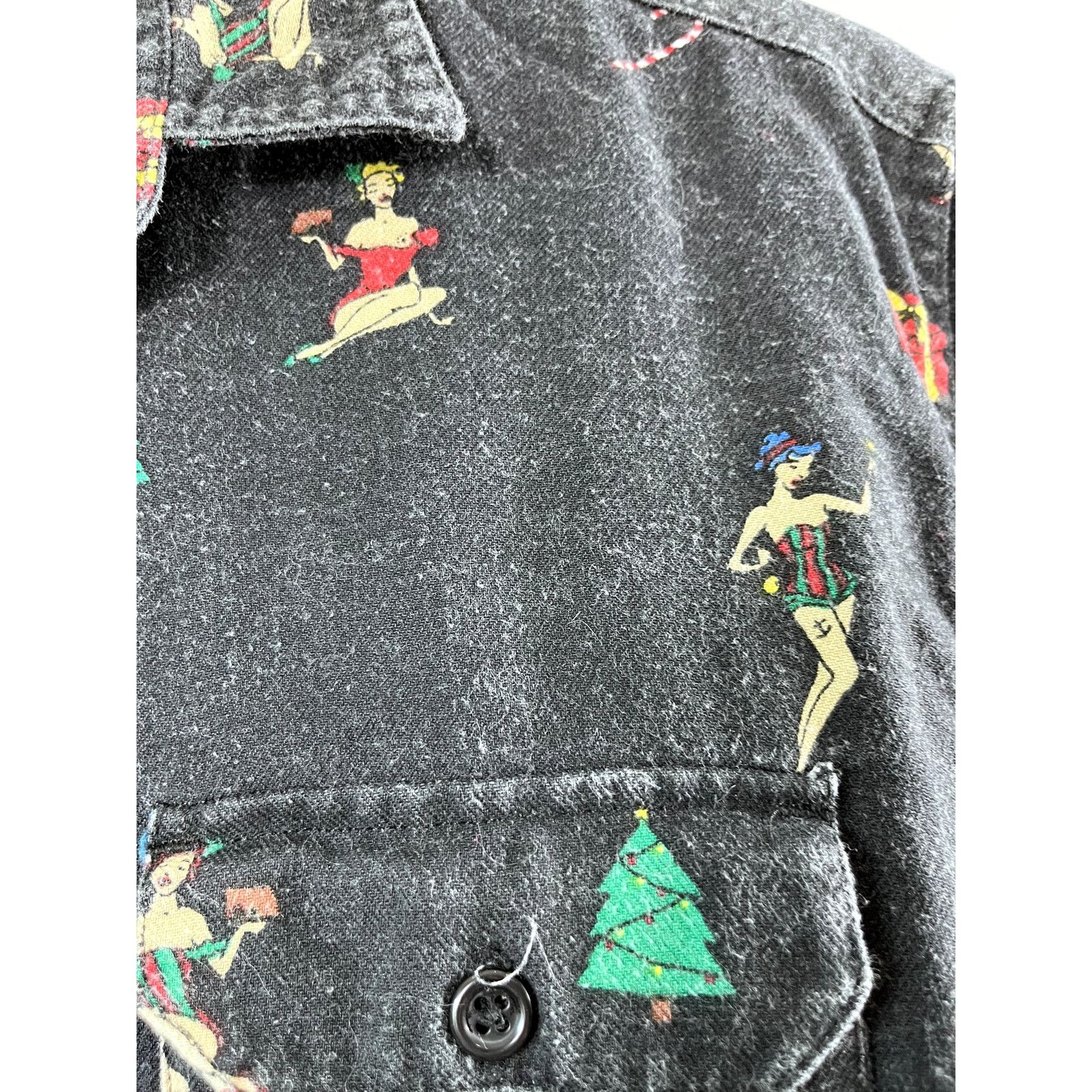 Stapleford Men's Vintage Stapleford Pin-Up Girl Button Up Shirt S Size US S / EU 44-46 / 1 - 3 Thumbnail