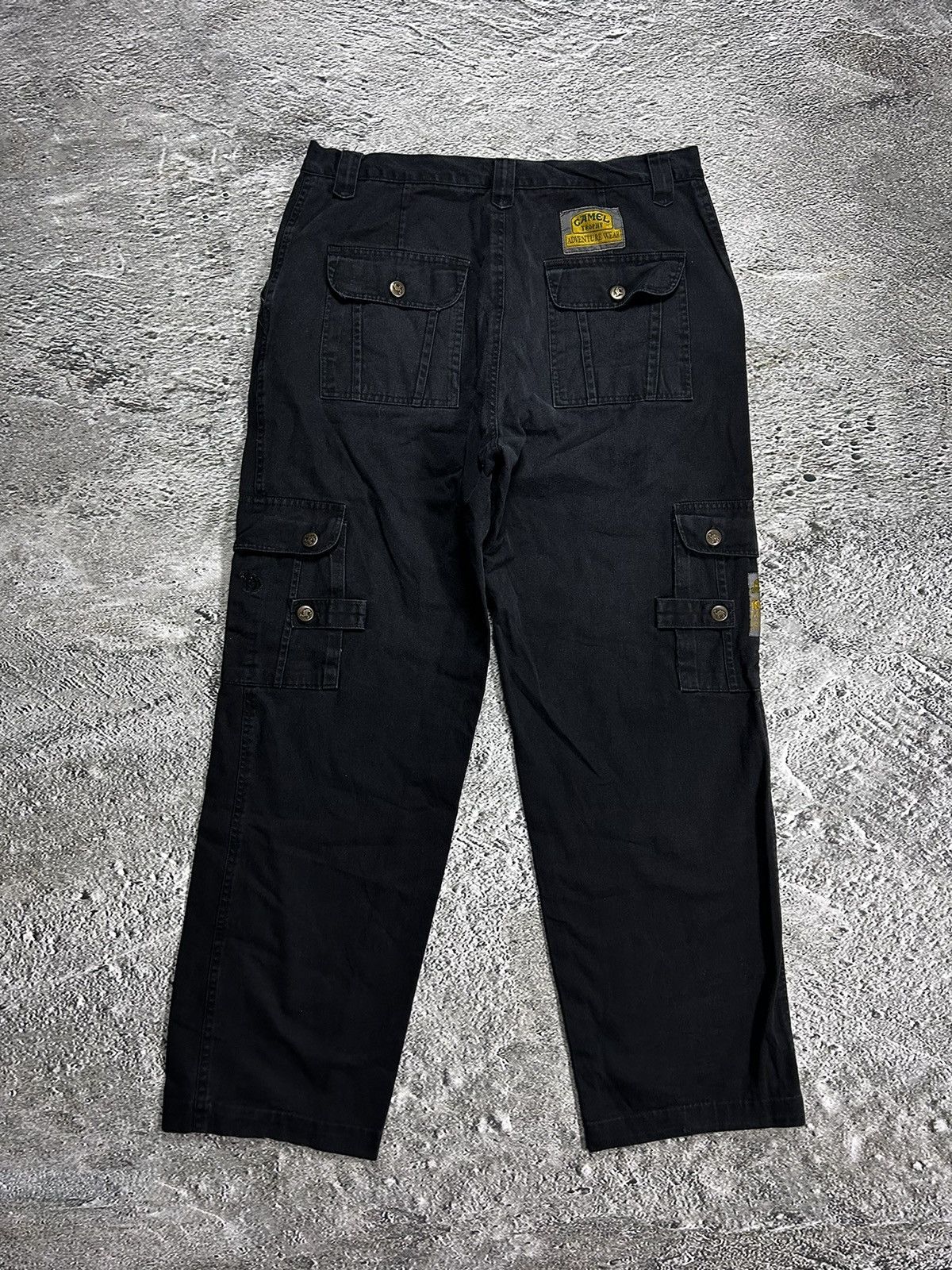 Camel × Vintage × camel active Camel cargo pants black vintage workwear Active Size US 36 / EU 52 - 1 Thumbnail