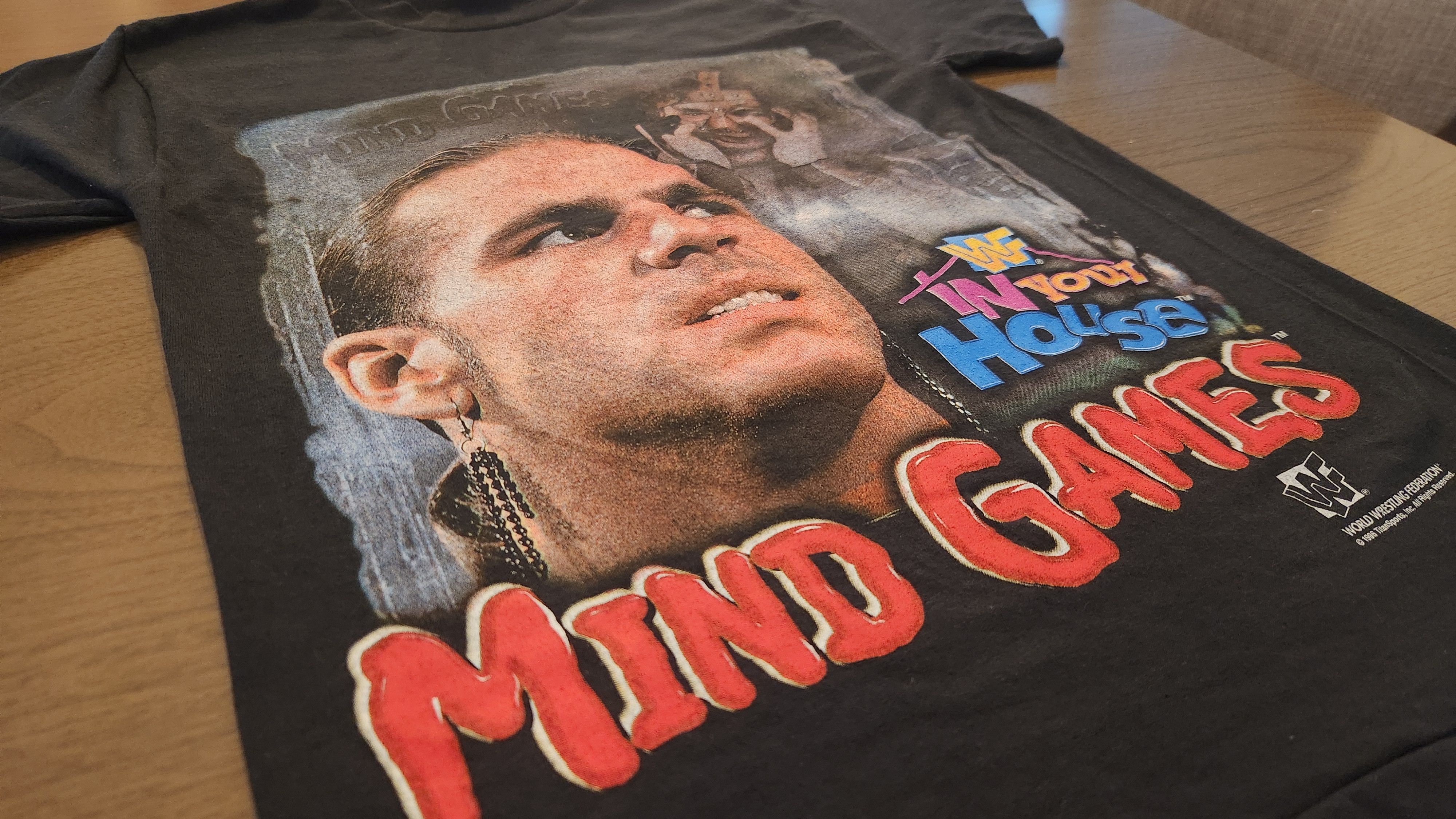 Delta Vintage WWF 1996 Mind Games In Your House T Shirt Size US S / EU 44-46 / 1 - 5 Thumbnail
