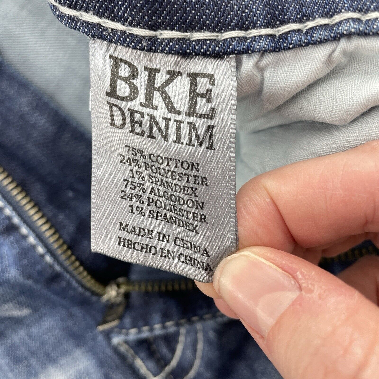 BKE BKE Nolan 36 Jeans Straight Buckle Painted Cross Distressed Size US 36 / EU 52 - 12 Thumbnail