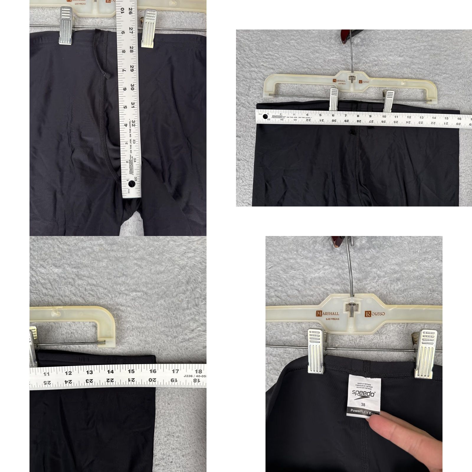 Speedo **Speedo Black Mens 38 Training Jammer Swimsuit** User: Speedo Black Training Mens 38 Jammer Swimsuit Size US 38 / EU 54 - 8 Thumbnail