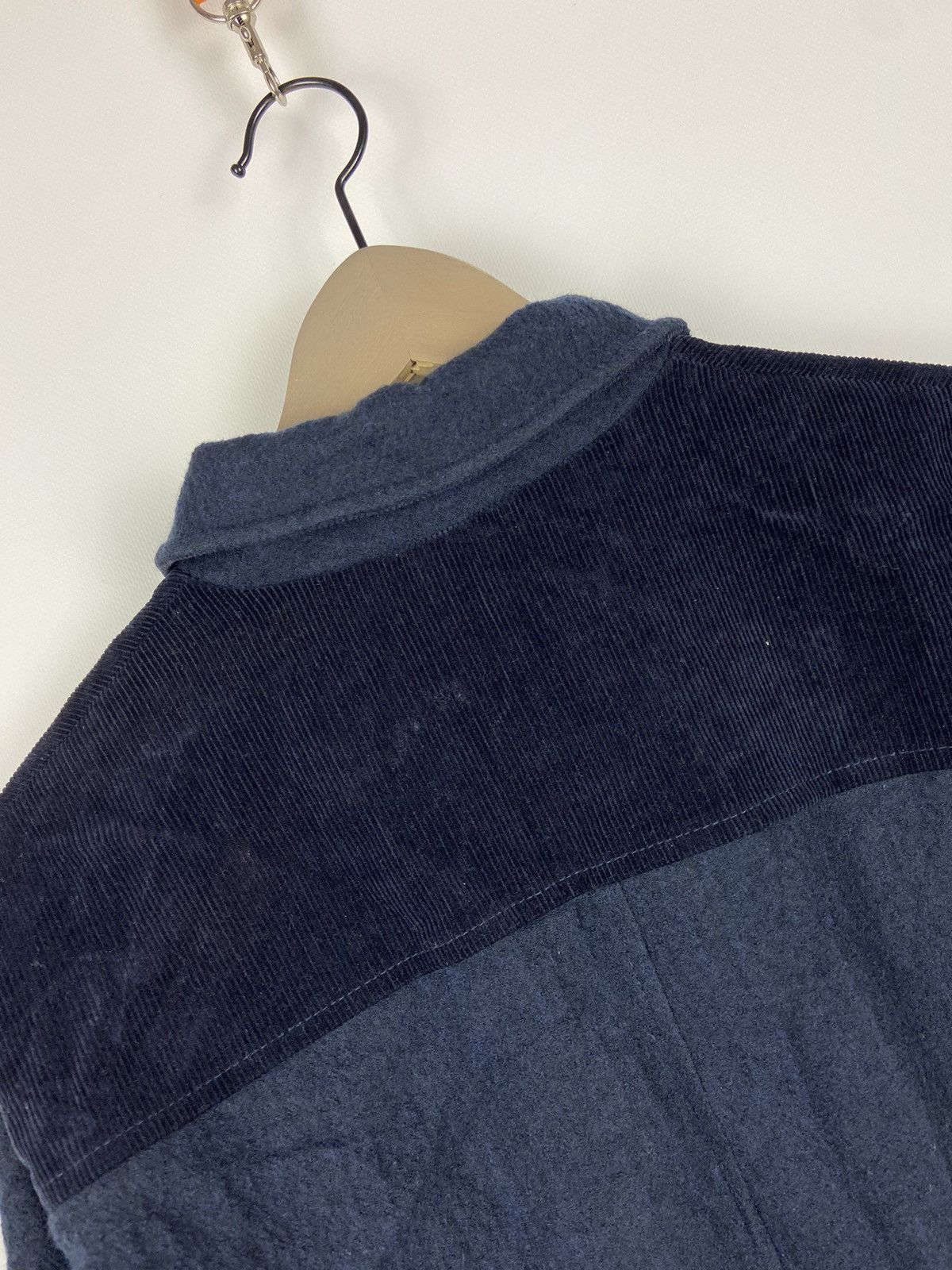 Designer × Oliver Spencer Oliver Spencer Corduroy/Wool Zip Up Jacket Blue Men Size US S / EU 44-46 / 1 - 16 Thumbnail