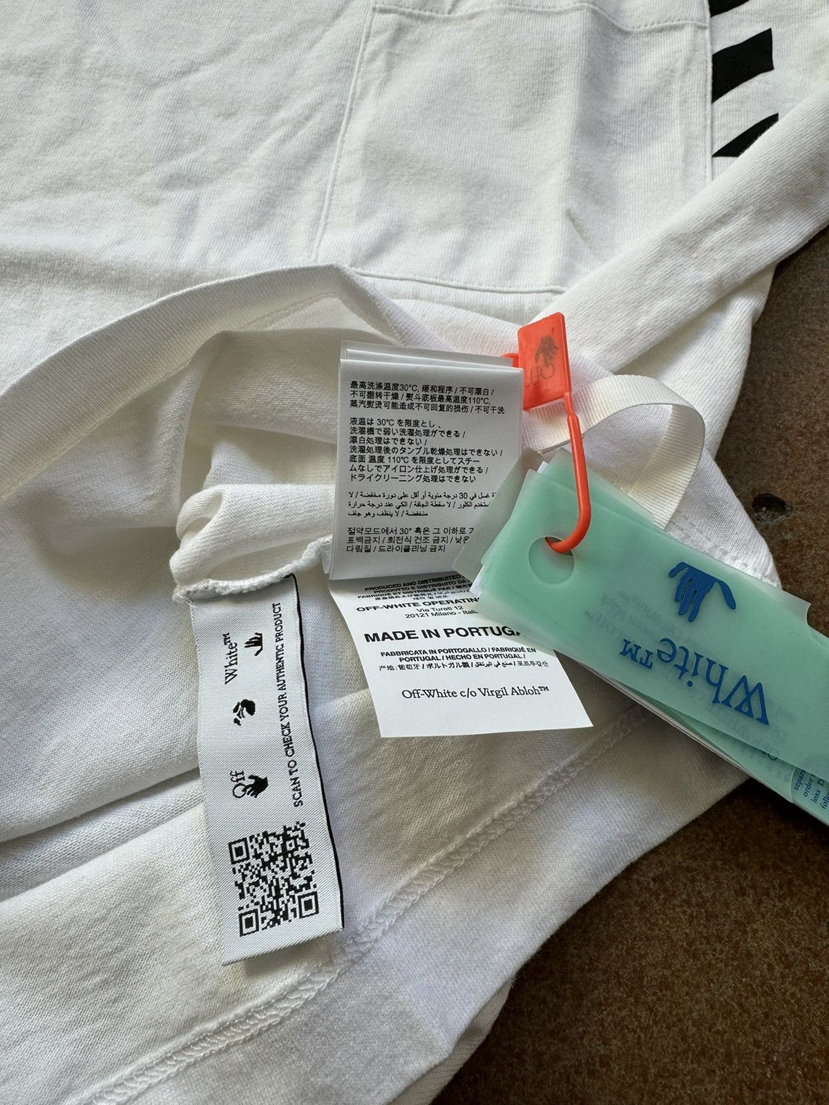 Off-White Off-White Diag Pocket Tee White Small Size US S / EU 44-46 / 1 - 11 Thumbnail