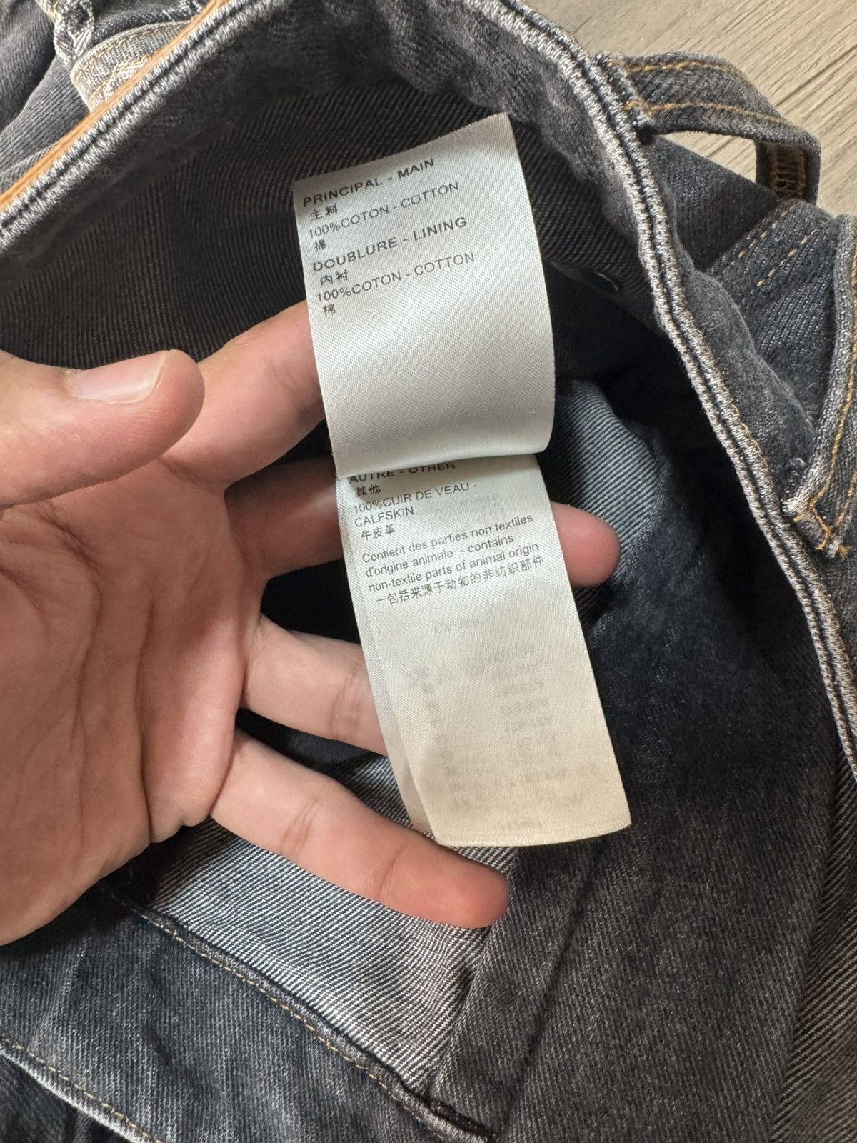 Louis Vuitton Louis Vuitton Monogram Panel Zip Denim Jeans Size 36 Size US 36 / EU 52 - 6 Thumbnail