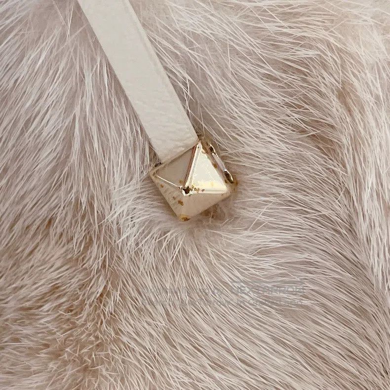 Valentino Valentino Mi-gold willow spiked hooded mink coat Size S / US 4 / IT 40 - 5 Thumbnail