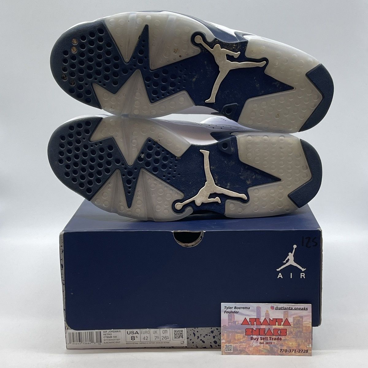 Jordan Brand Air Jordan 6 midnight navy Size US 8.5 / EU 41-42 - 7 Thumbnail