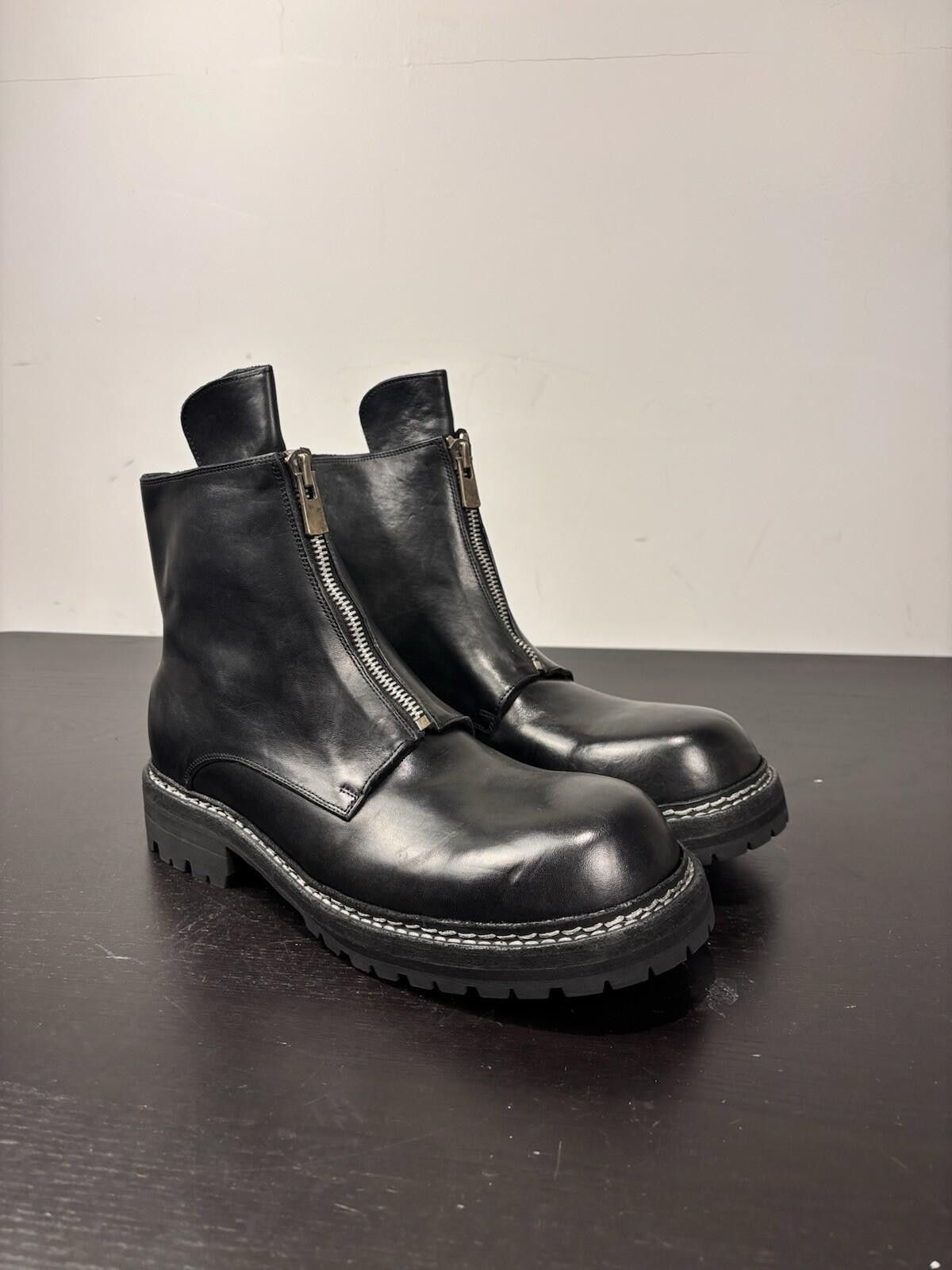 Guidi GR05FRV Front Zip Boots Black Size 45 / US 11