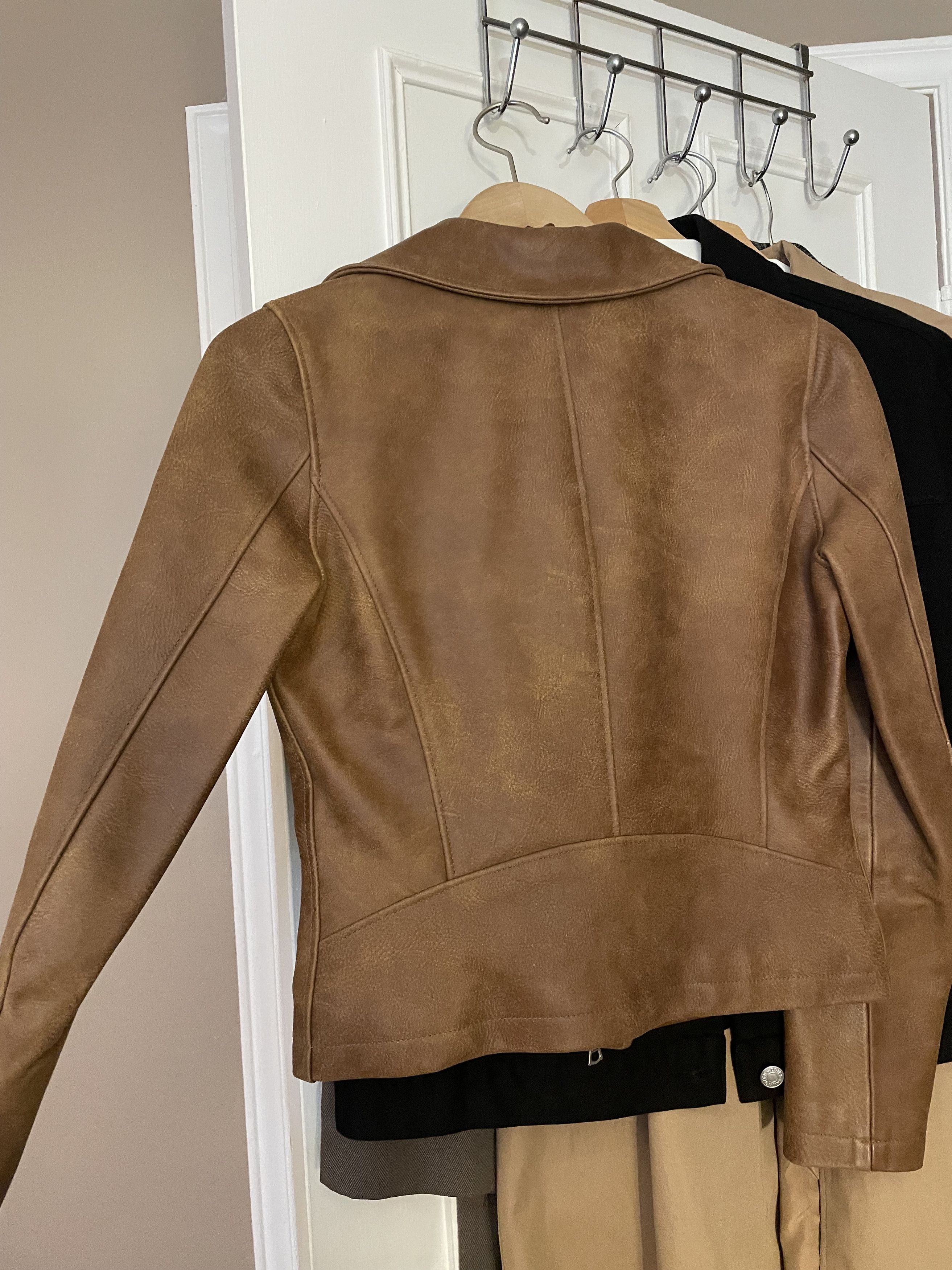 Roots Tan Deer skin/ Deer hide Jacket Size XS / US 0-2 / IT 36-38 - 2 Thumbnail