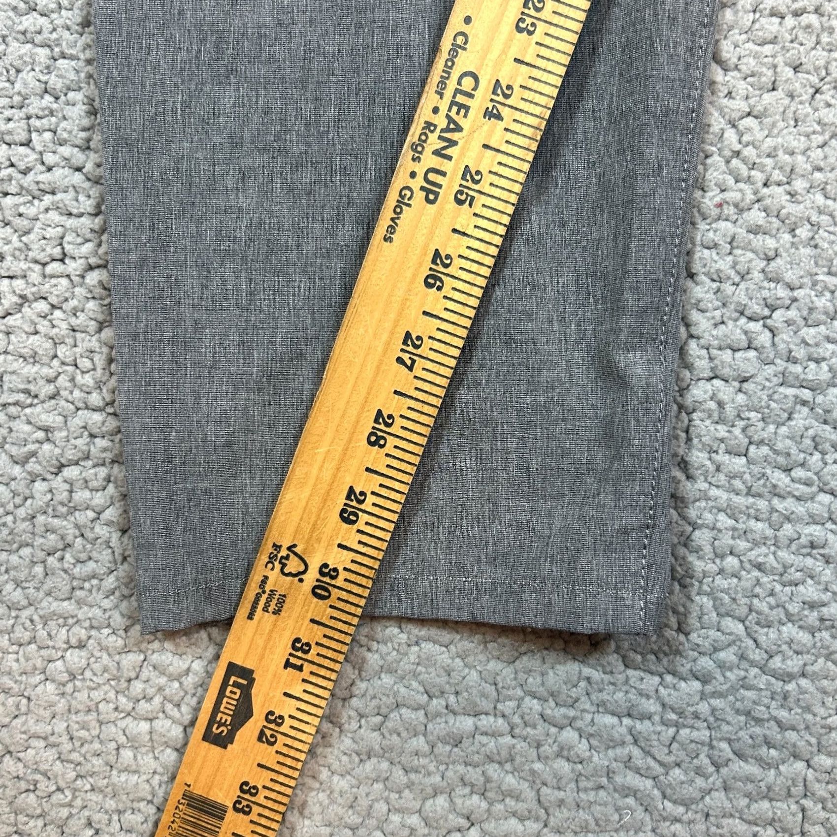 Vuori Vuori Meta Pant Performance Stretch Slim Fit 5-Pocket Gray Mens Size 34 x 31 Size US 34 / EU 50 - 5 Thumbnail