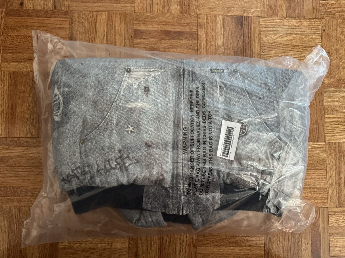 Supreme Supreme x HJR Trompe L'oeil Hooded Work Jacket | Grailed