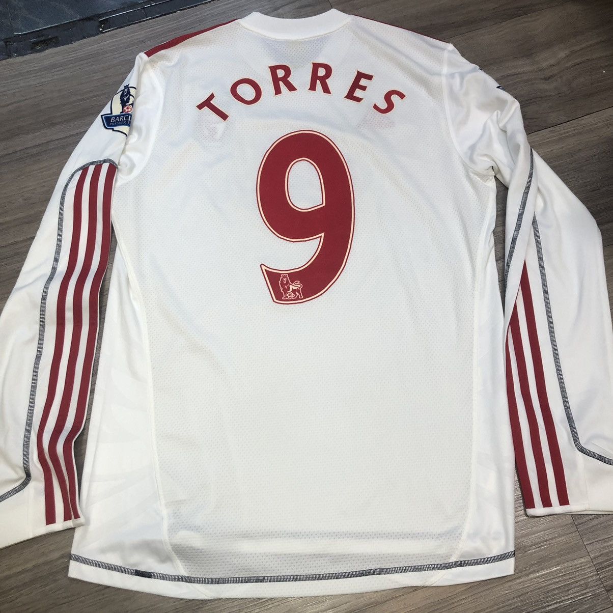 ウェア 09-10 Liverpool AWAY No.9 TORRES Torres #9 Liverpool 2009/2010 Away ORIGINAL Adidas Rare