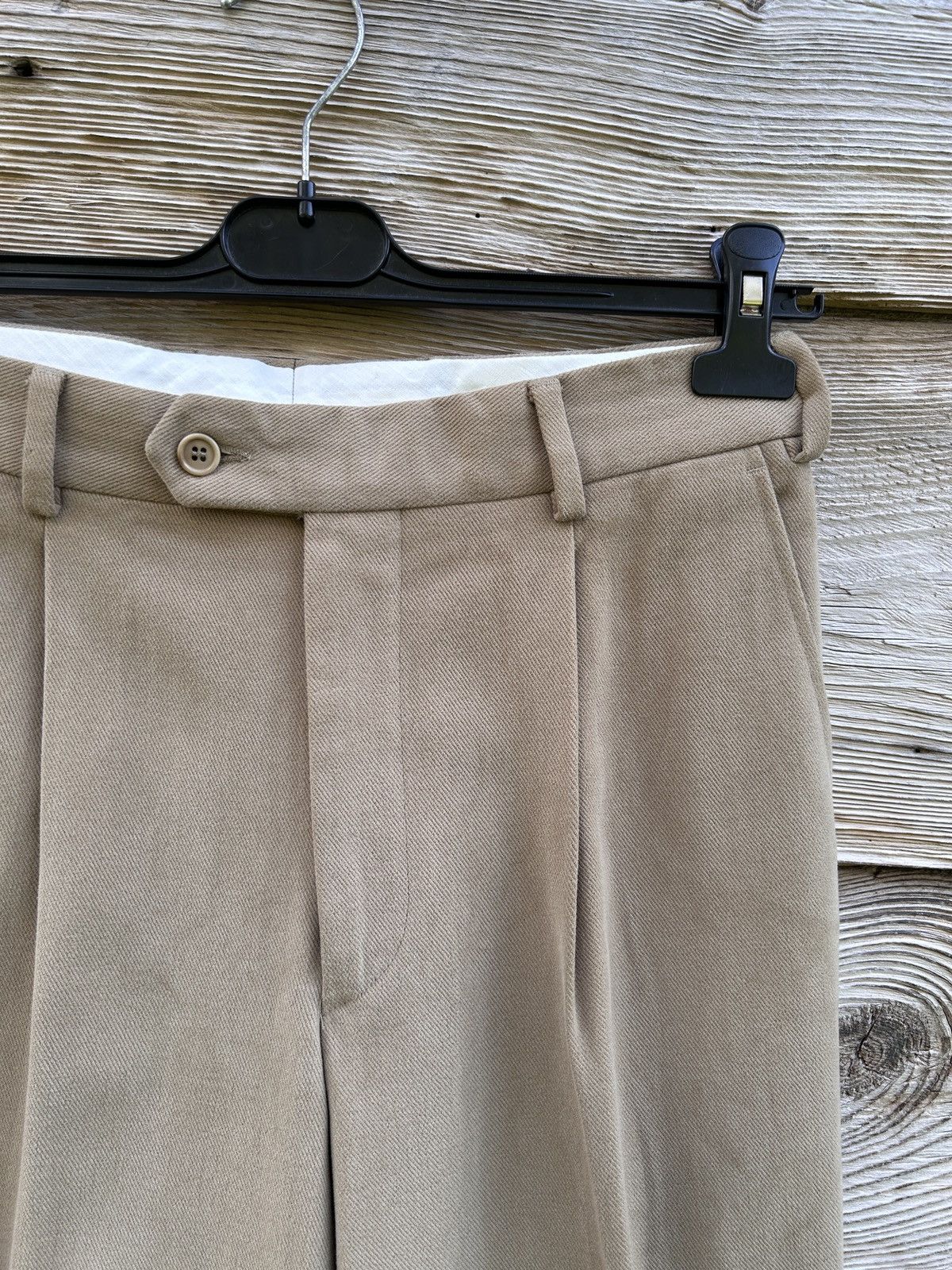 Balmain 90s Vintage Balmain Soft Material Pants Trousers Size US 34 / EU 50 - 2 Thumbnail