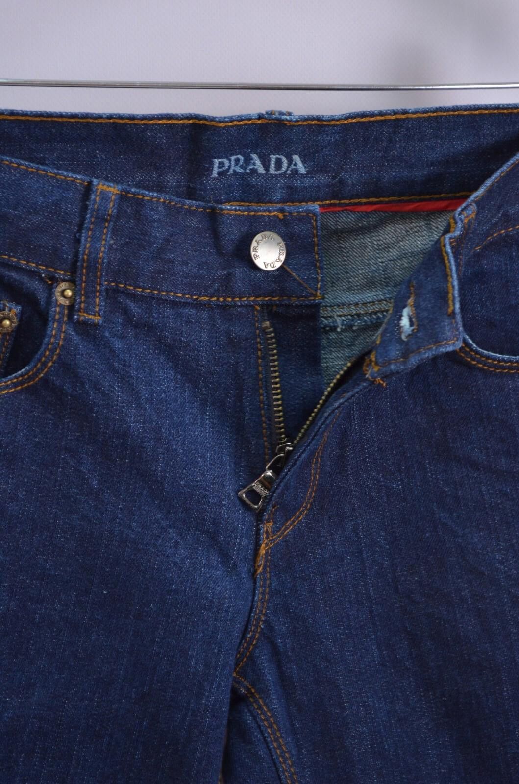 Prada Prada Denim Womens Jeans Red Tab Nylon Size IT 40, 42 Size 28" / US 6 / IT 42 - 7 Thumbnail
