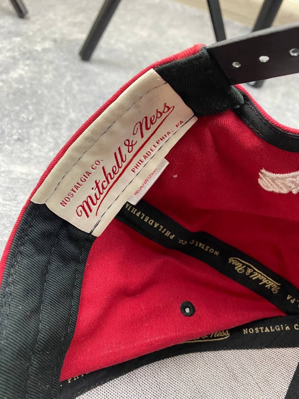 Mitchell & Ness × NBA Miami heat custom cap Mitchell & ness hand made faded Size ONE SIZE - 8 Thumbnail