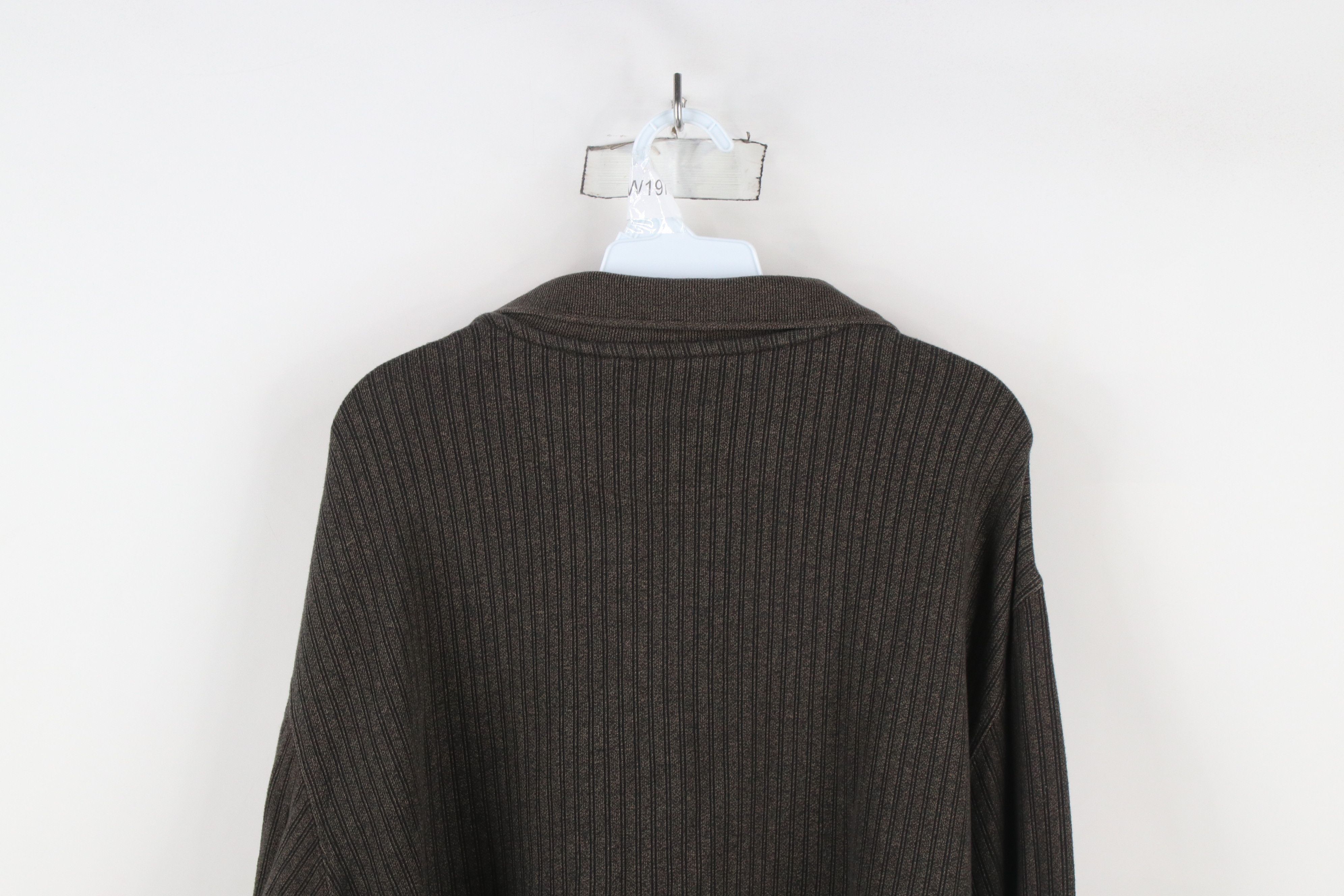 Vintage Vintage 90s Streetwear Heavyweight Long Sleeve Rugby Polo Size US XL / EU 56 / 4 - 9 Thumbnail