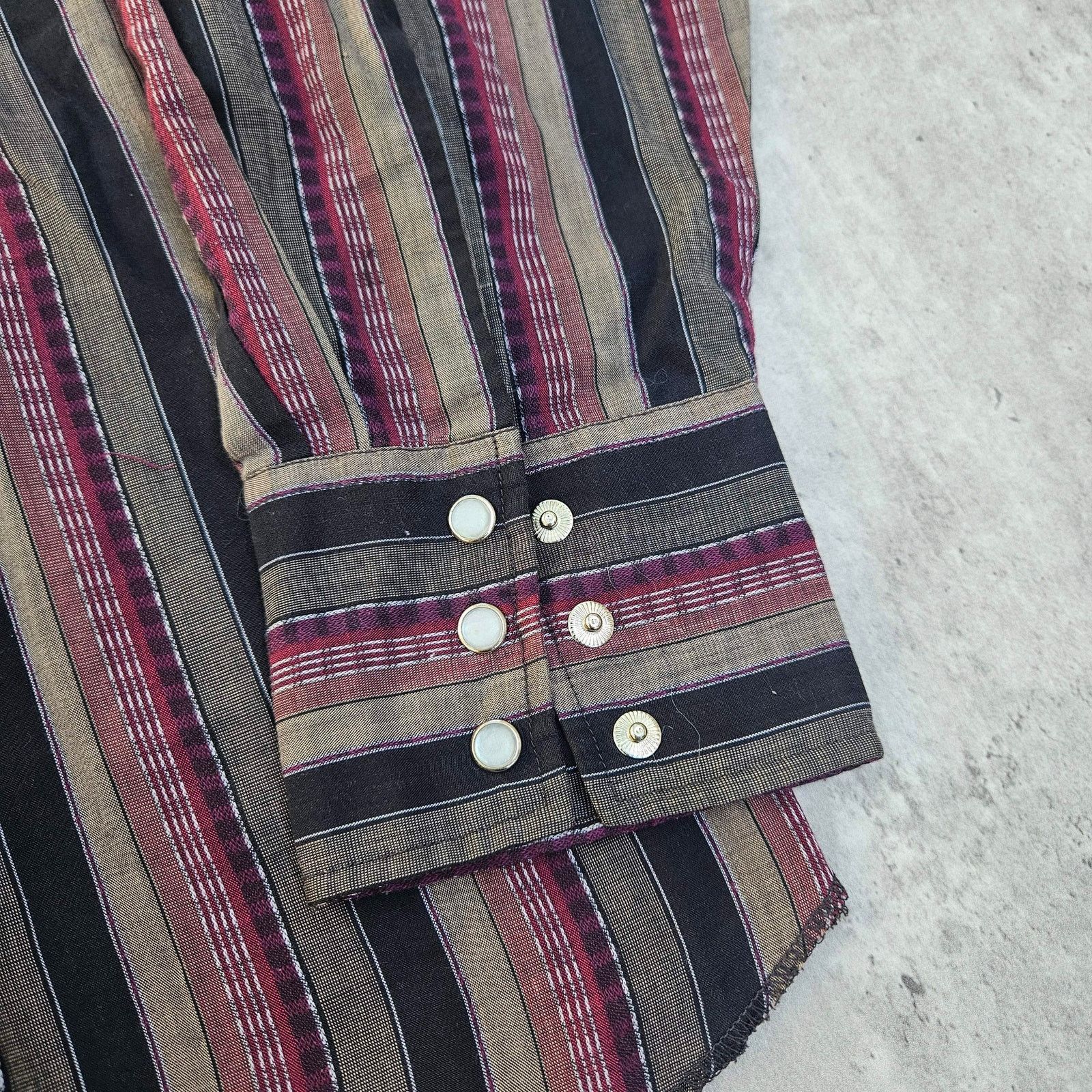 Rustler Vintage Rustler Western Shirt Pearl Snap Button Down Size L Size US L / EU 52-54 / 3 - 3 Thumbnail