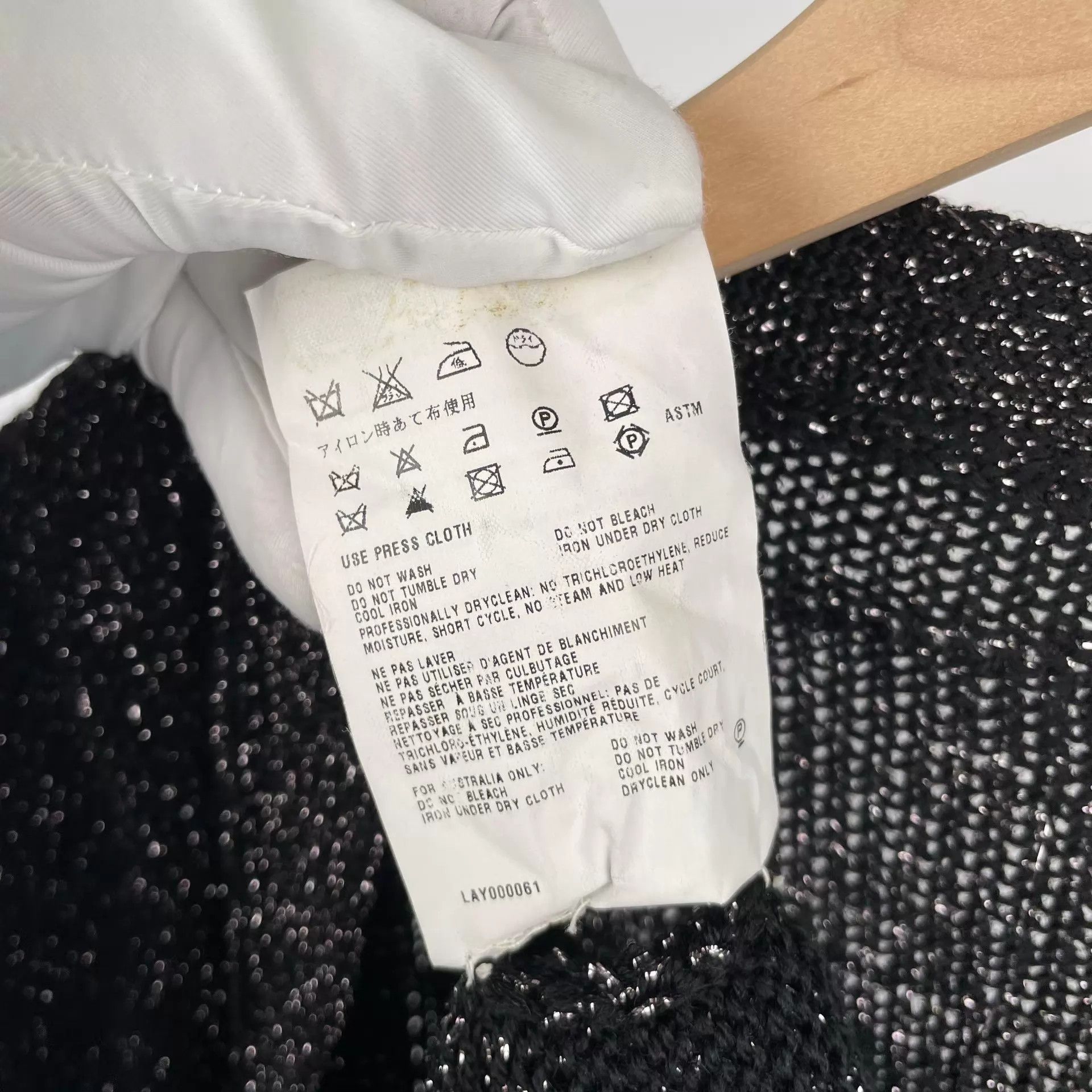 Miu Miu MIU MIU Black Metallic Knit Cardigan Size 38 Size XS / US 0-2 / IT 36-38 - 6 Thumbnail