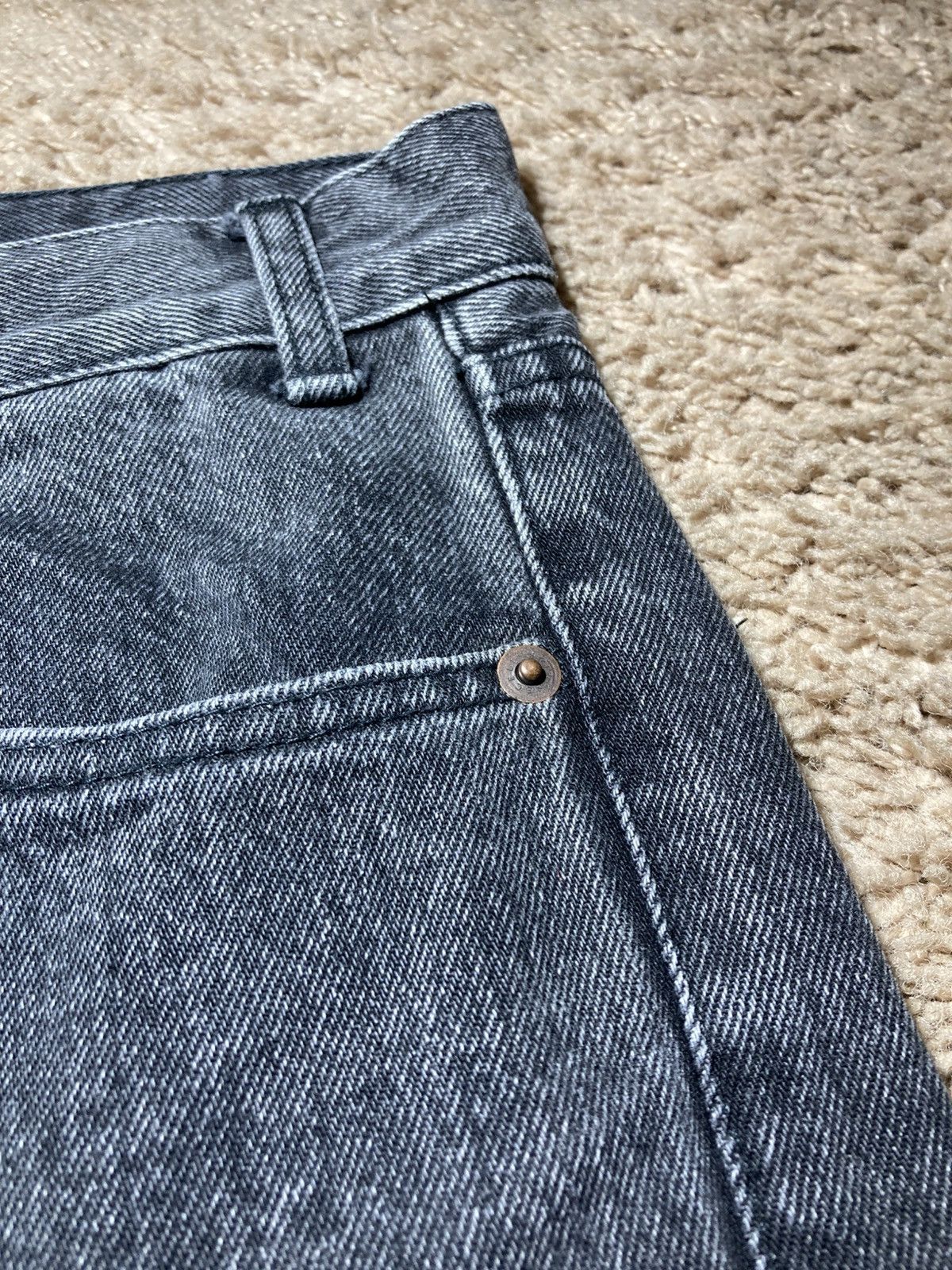 Celine SS23 Celine Kurt Jeans Charcoal Relaxed 90s 2023 Size US 27 - 5 Thumbnail