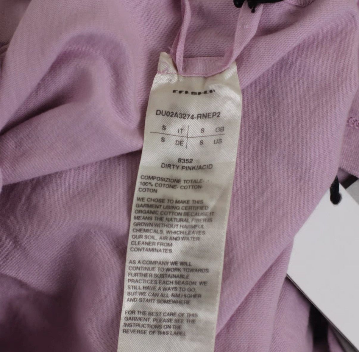 Rick Owens Rick Owens DRKSHDW Pink Portrait Oversized Short Sleeve Size US S / EU 44-46 / 1 - 7 Thumbnail